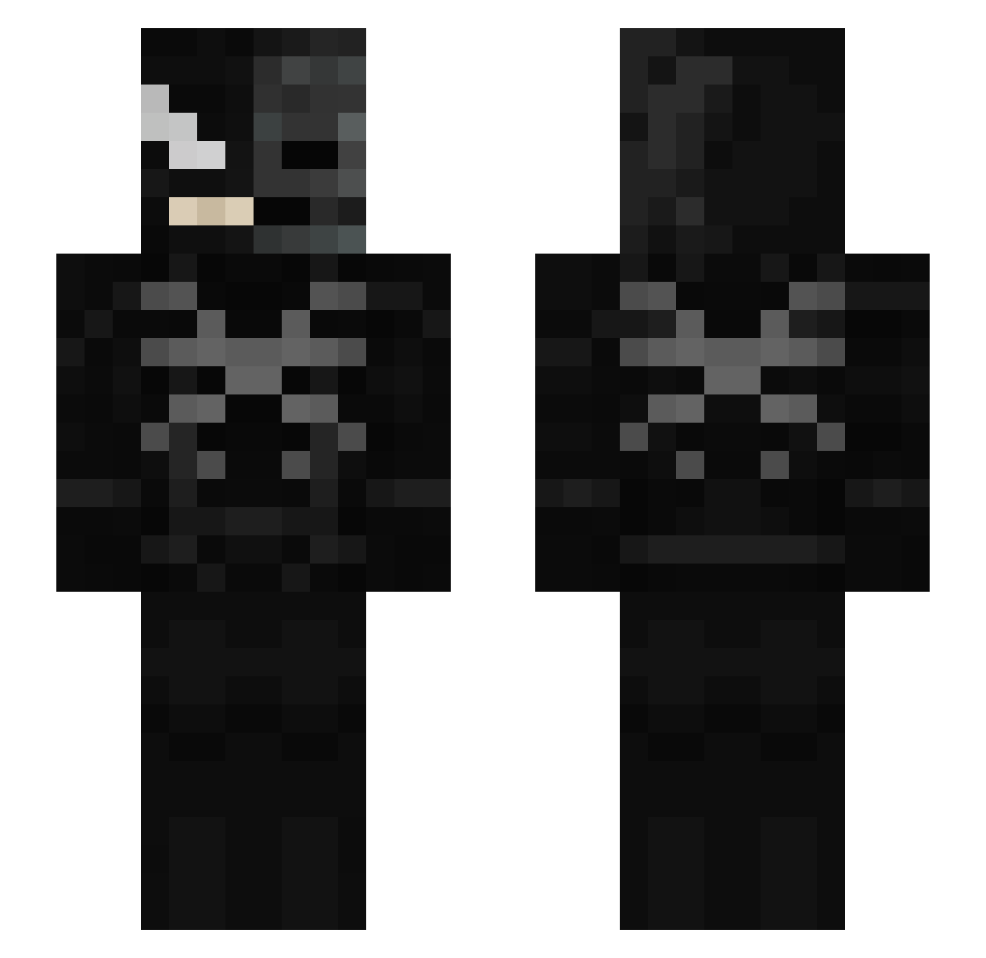 quizzyyt1 Minecraft skin, front and back view