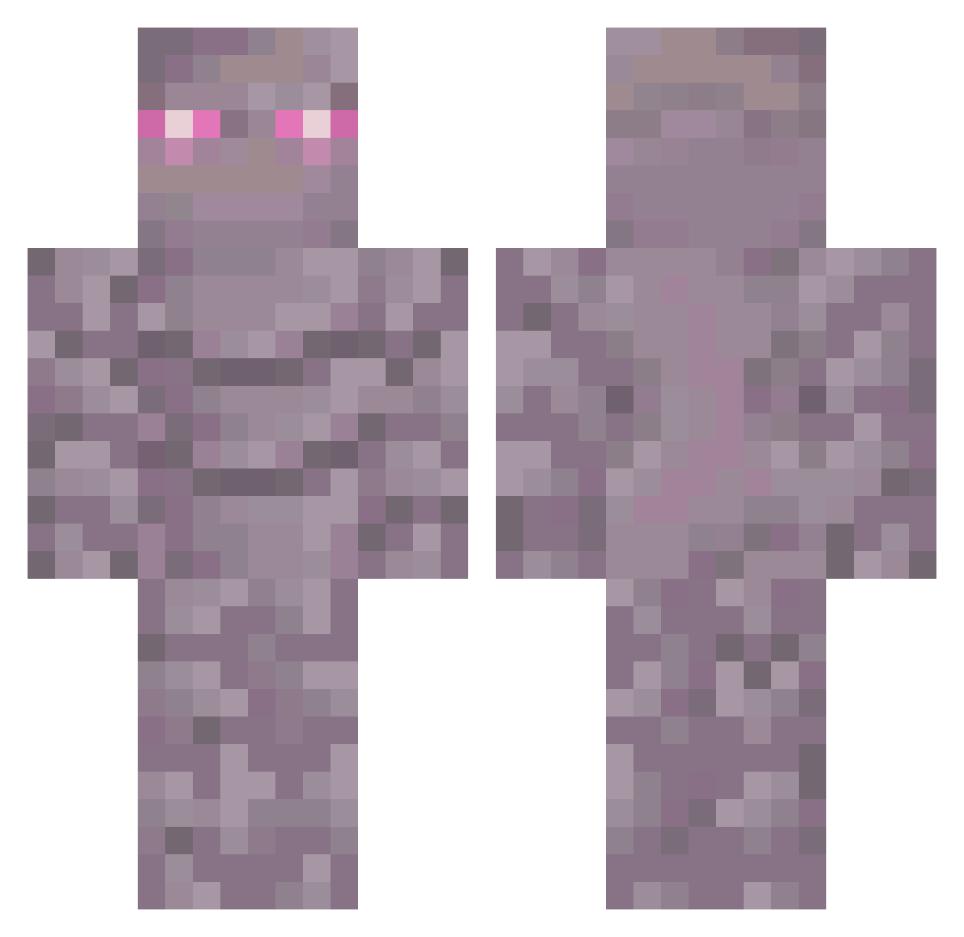 Timbot321 Minecraft skin, front and back view