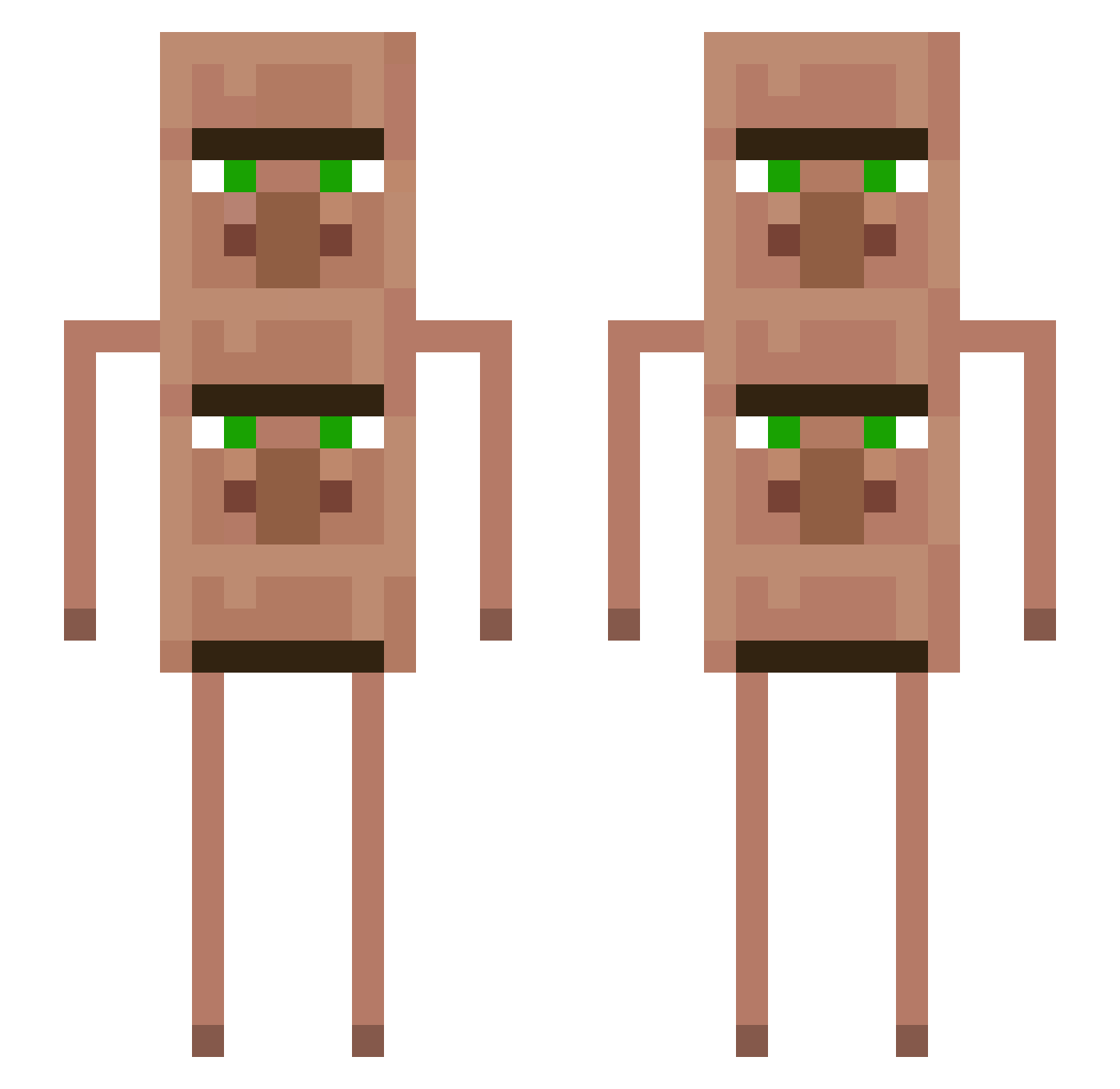 zGabz7 Minecraft skin, front and back view