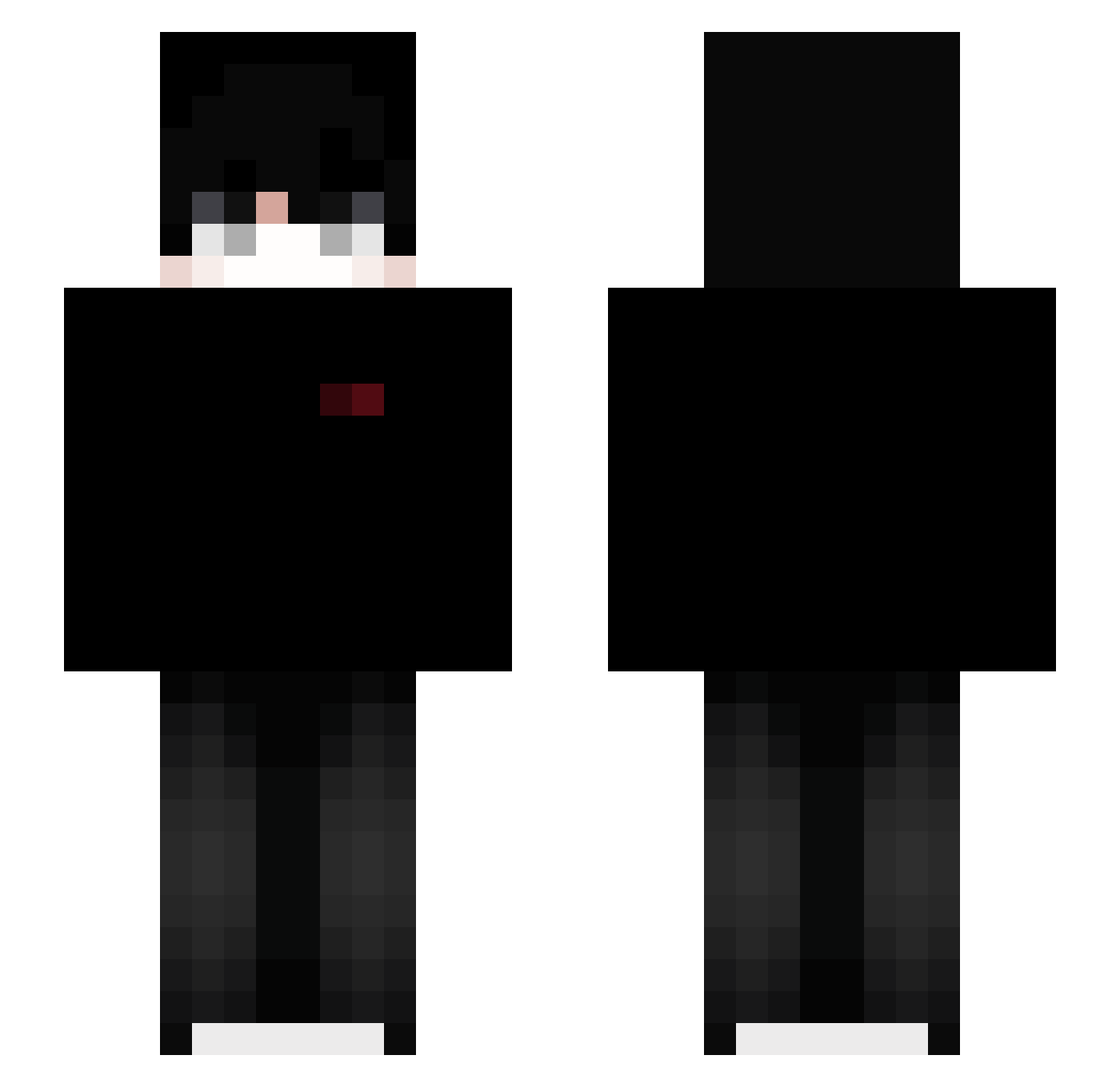 SigmaFarmer_ Minecraft skin, front and back view
