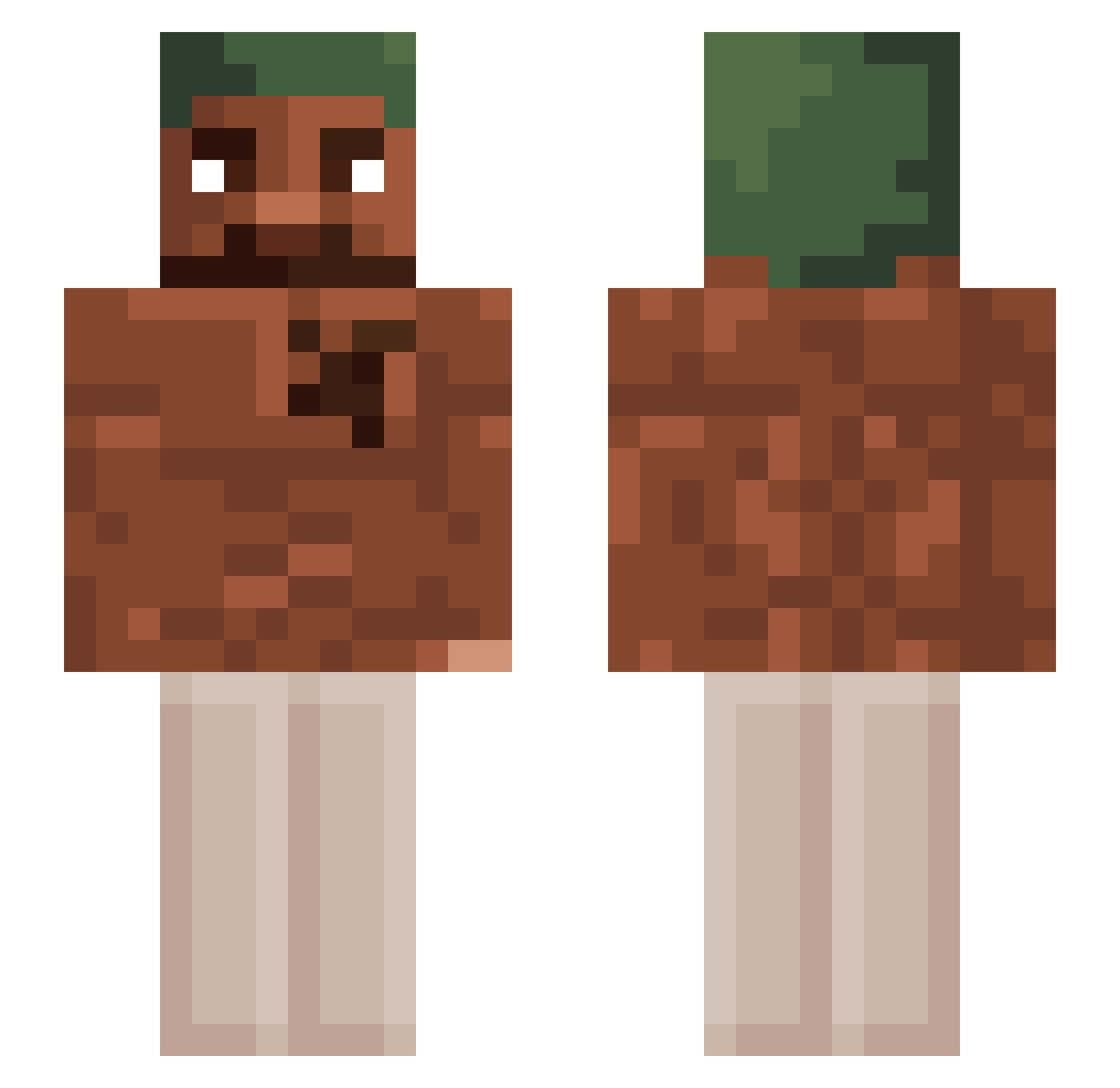 WholeLottaFwaeh Minecraft skin, front and back view