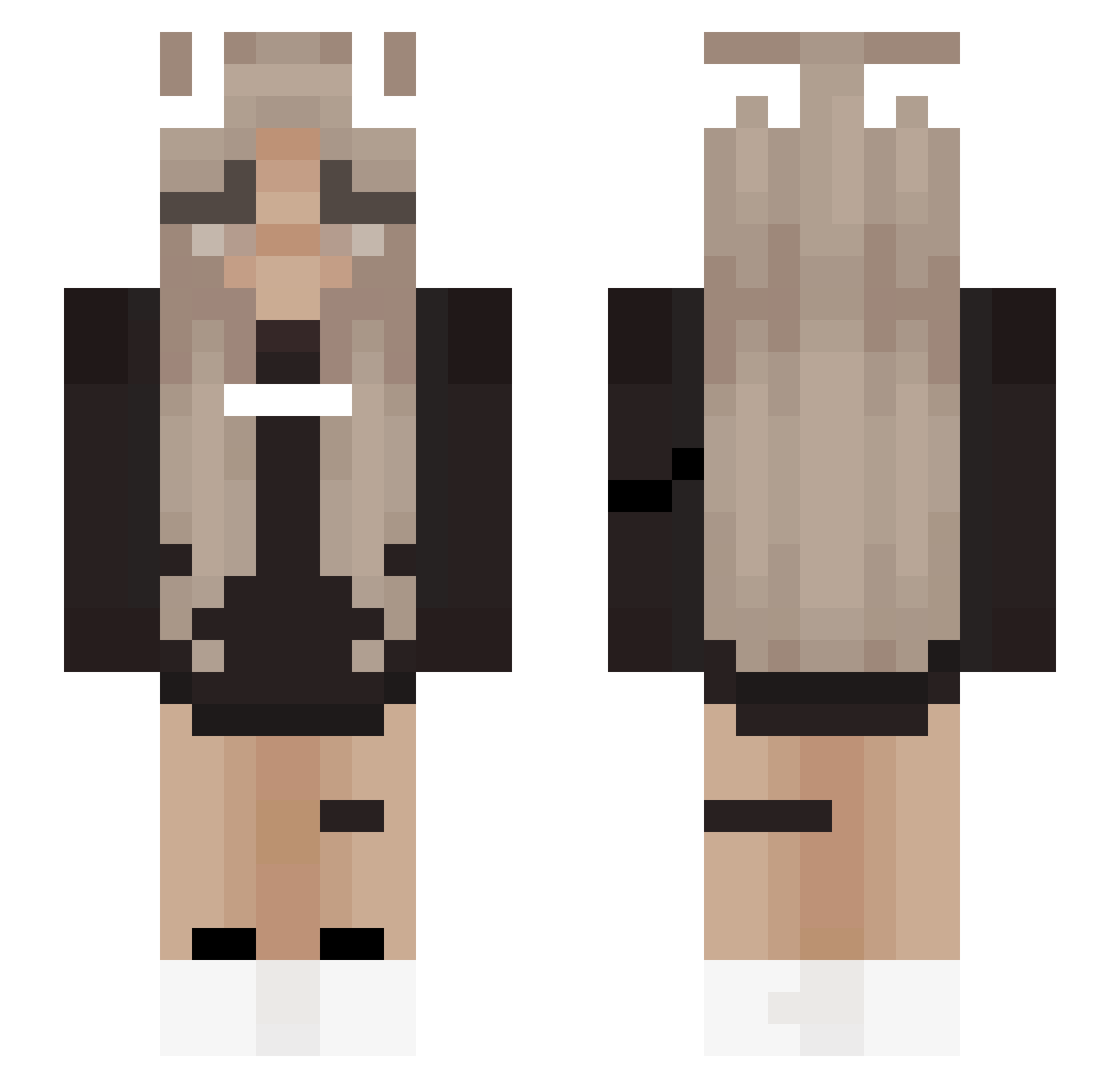 ytp4 Minecraft skin, front and back view