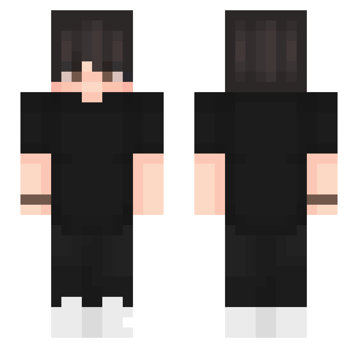 VIC_LEGEND Minecraft skin, front and back view