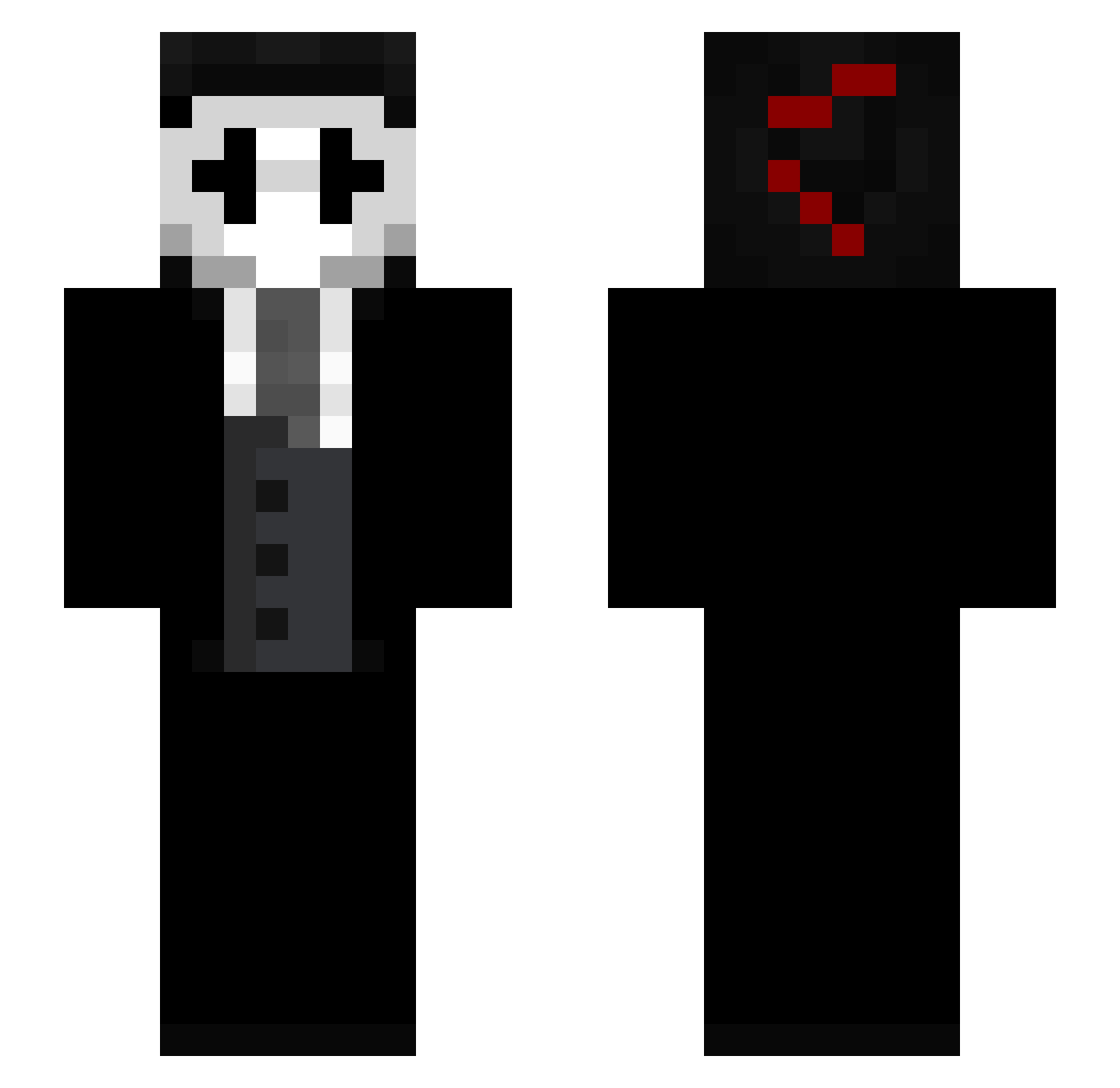 madrou2011 Minecraft skin, front and back view
