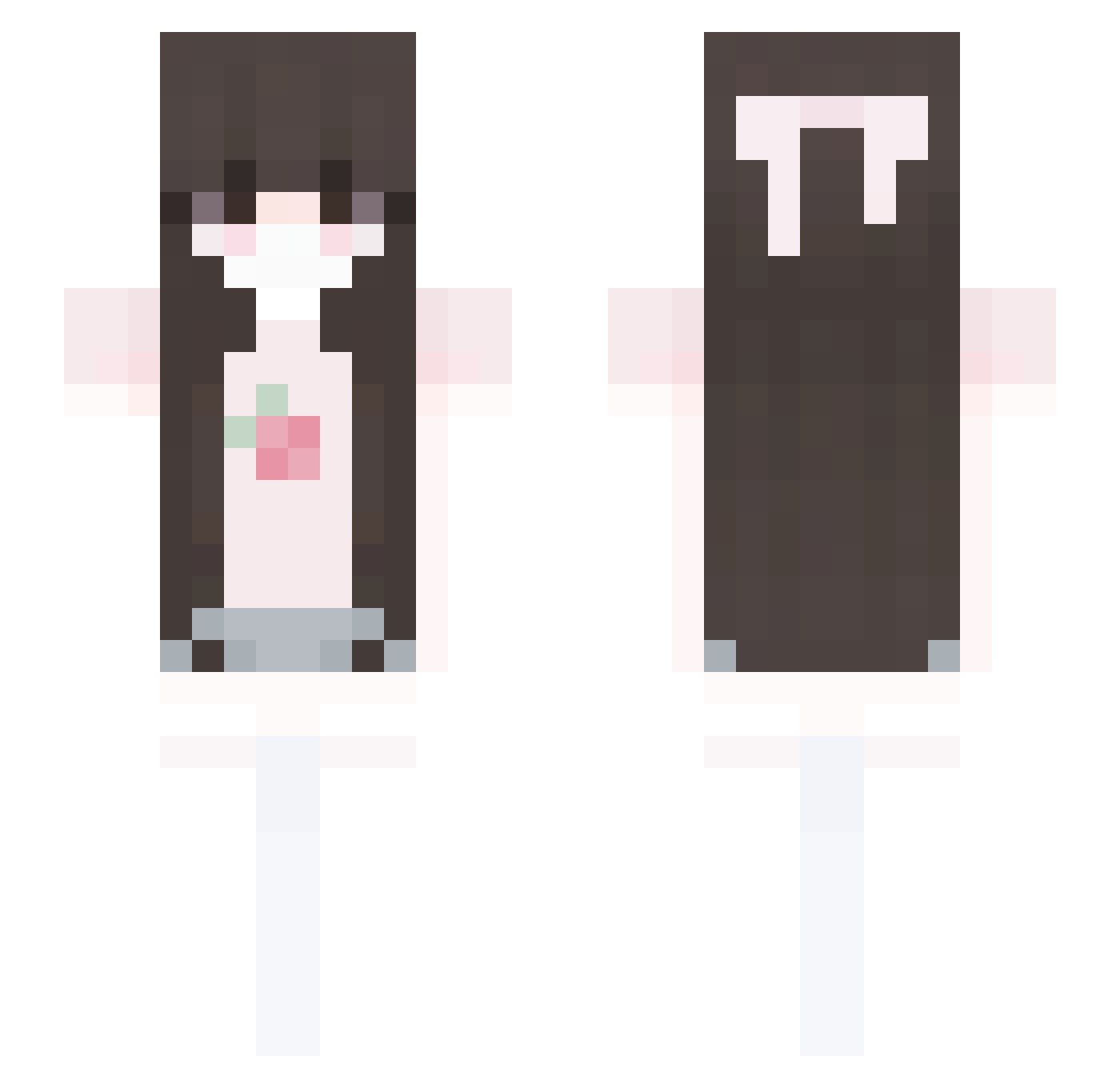 Demon666___ Minecraft skin, front and back view