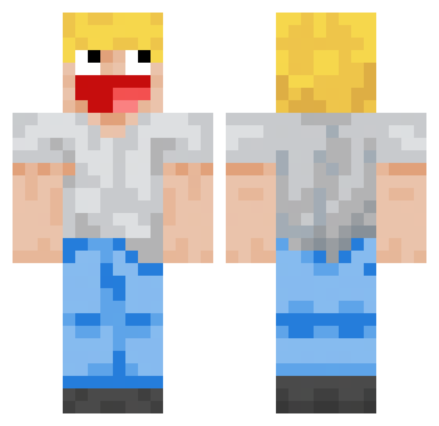 Podkomorzy Minecraft skin, front and back view