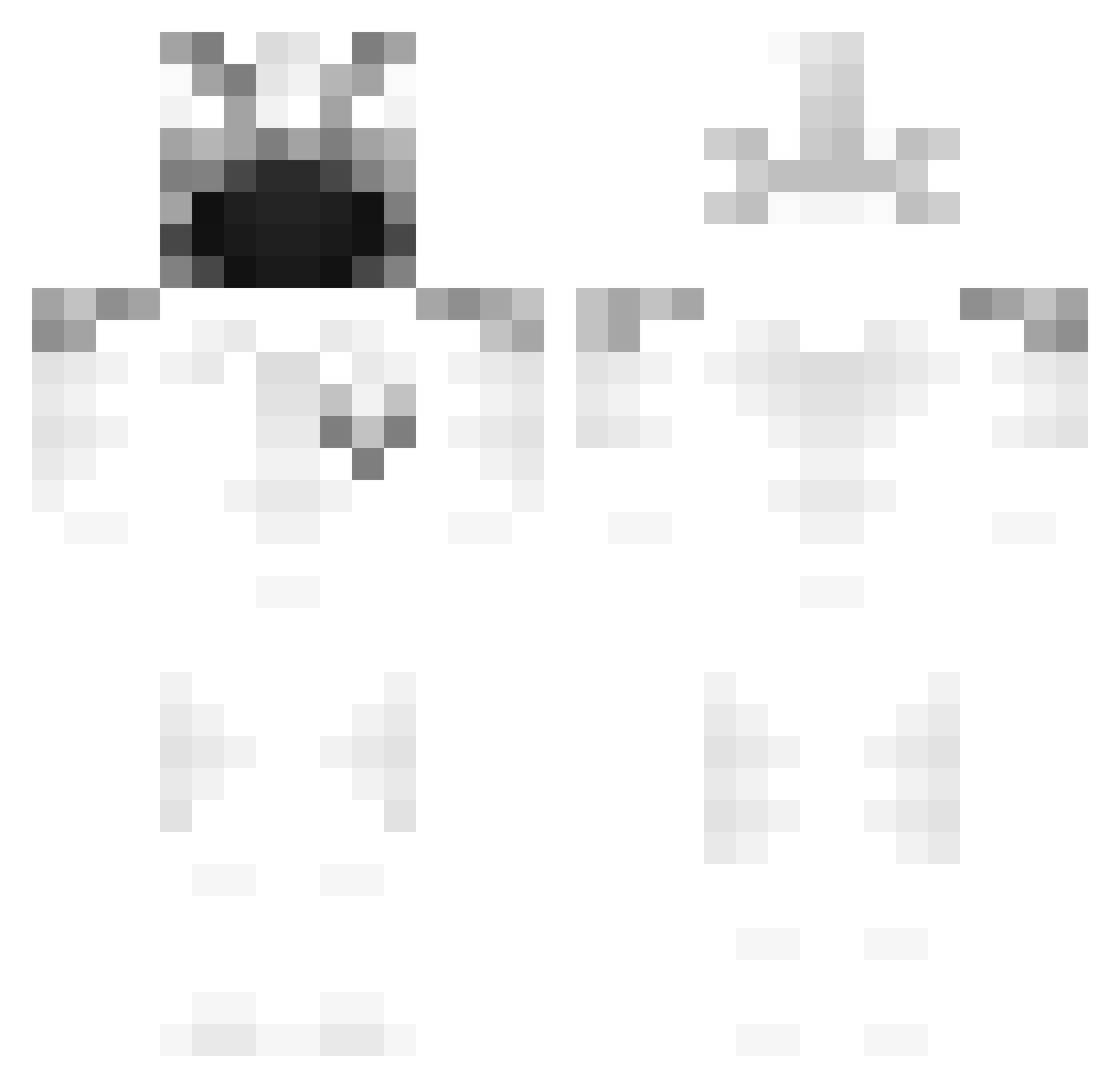 rowerek112 Minecraft skin, front and back view