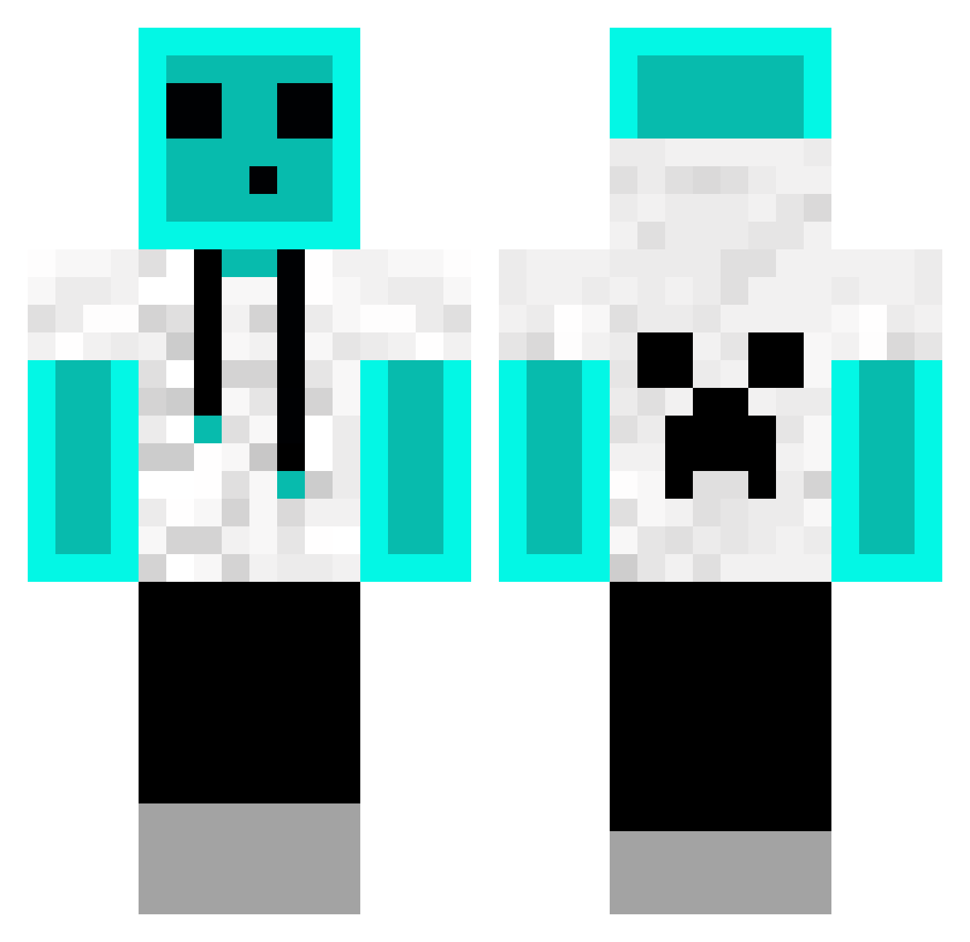 TMCG_ Minecraft skin, front and back view