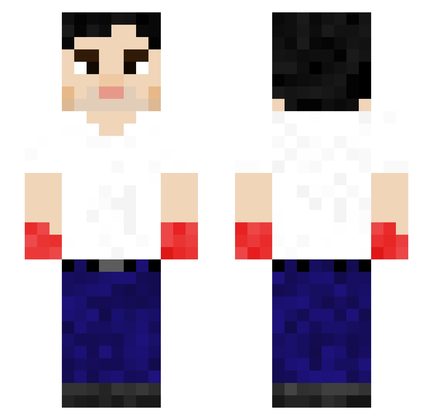 E_Priiime Minecraft skin, front and back view