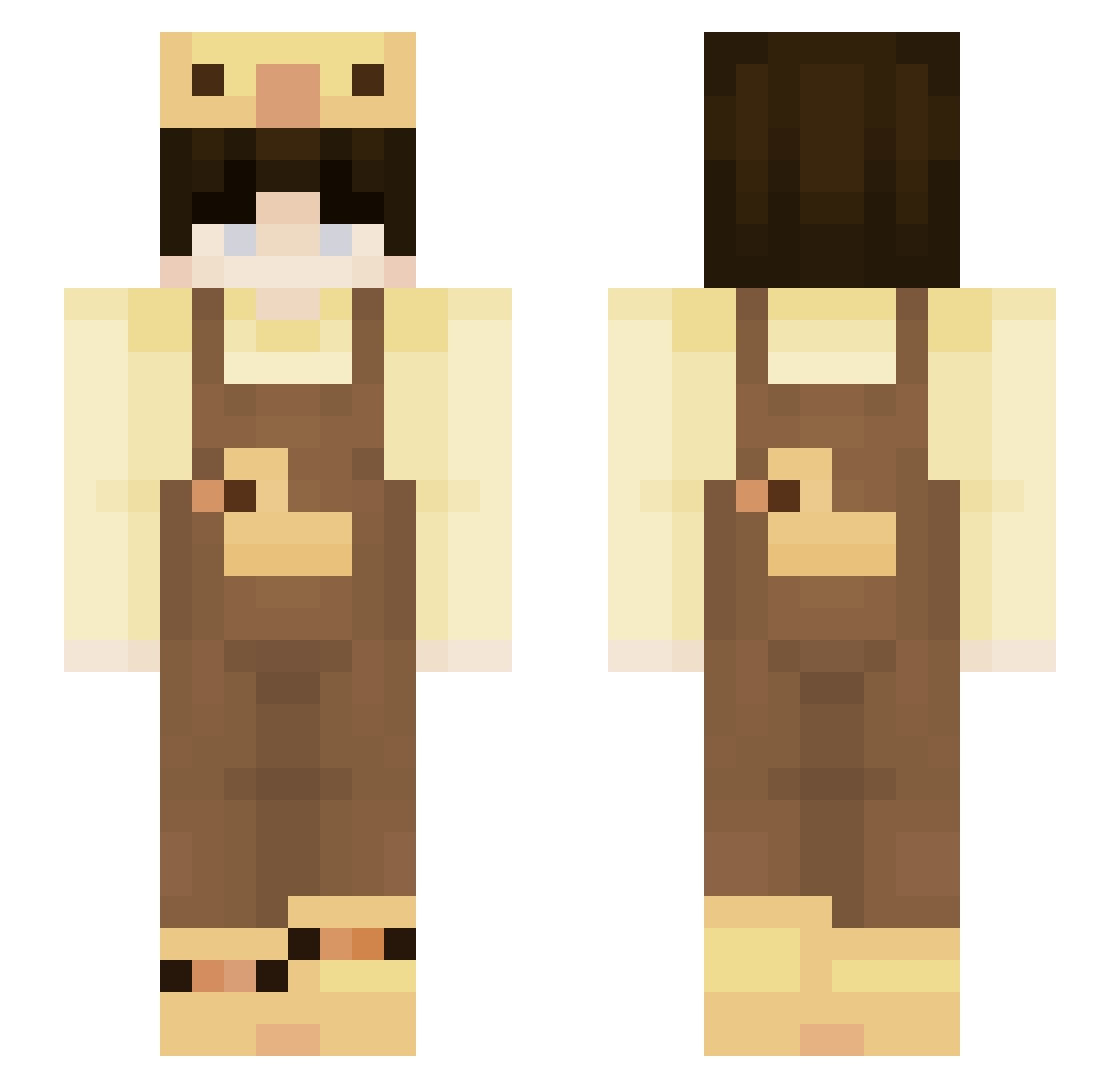 LostLord78 Minecraft skin, front and back view