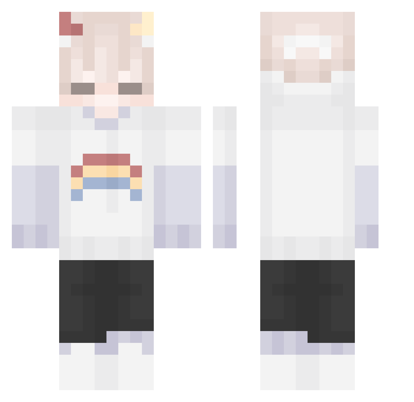 janissarkisian Minecraft skin, front and back view
