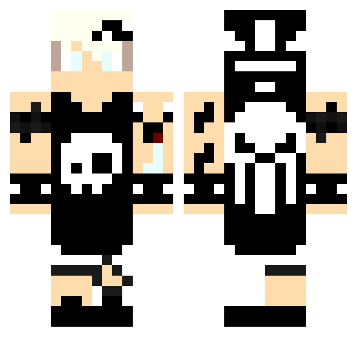 irmao_supremoXD Minecraft skin, front and back view