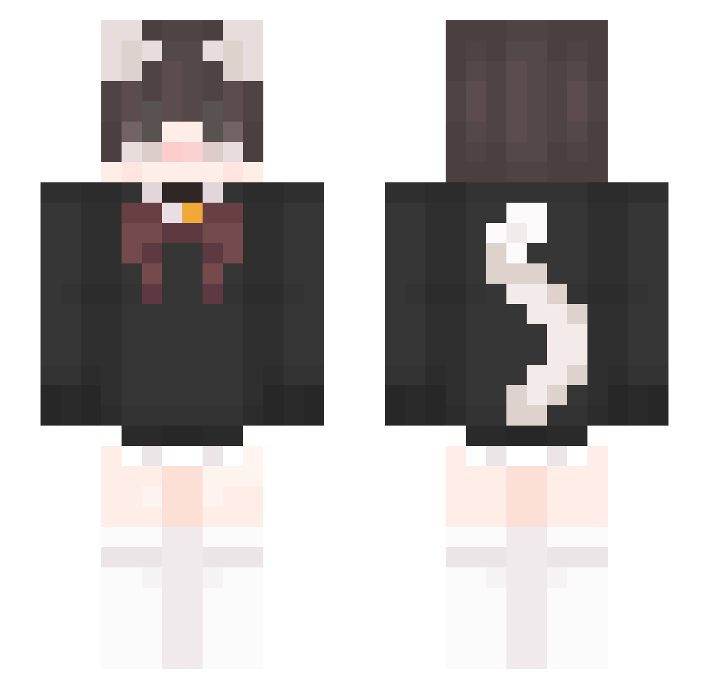 YanDairyKun Minecraft skin, front and back view