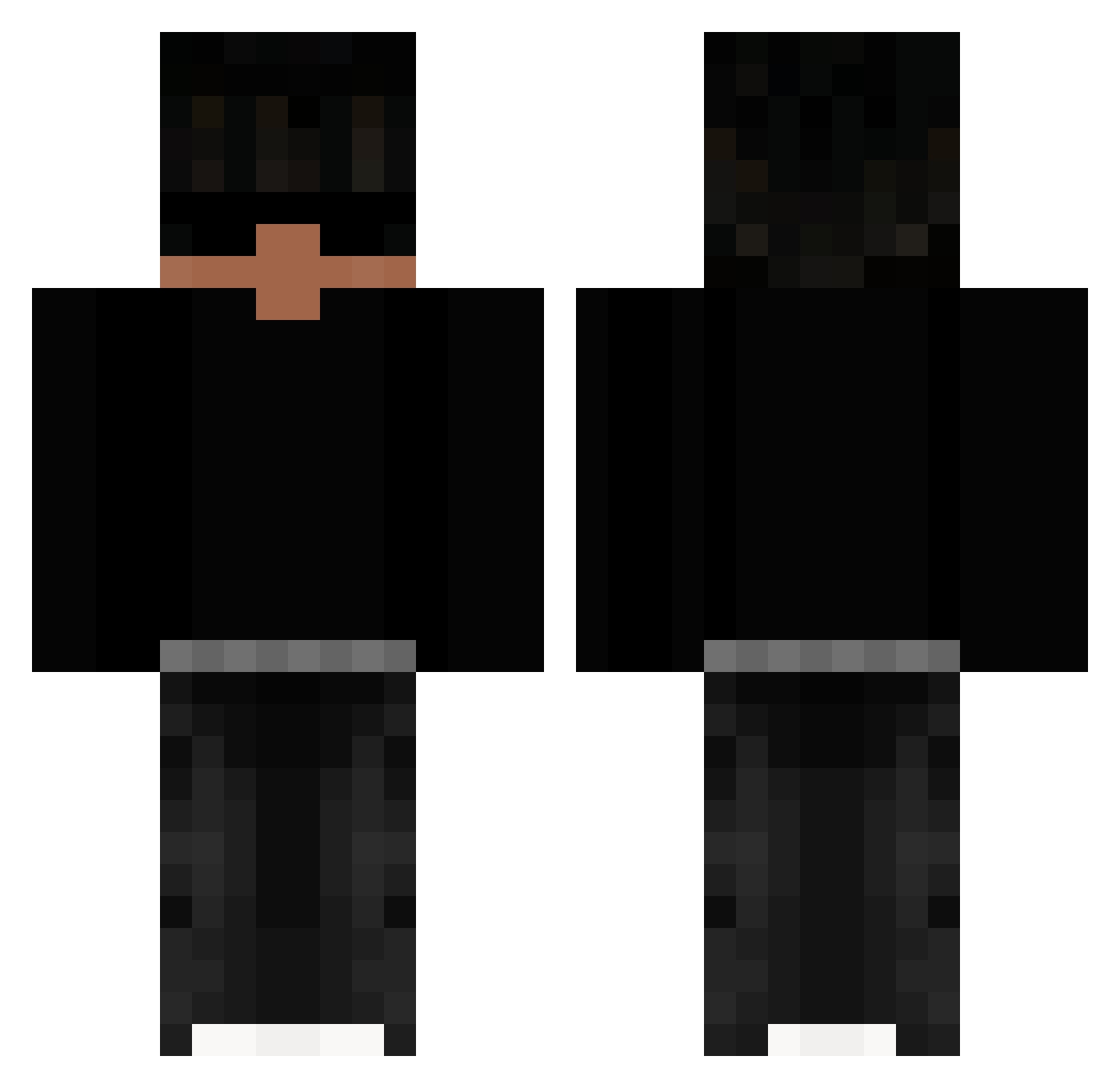 primemajonez Minecraft skin, front and back view