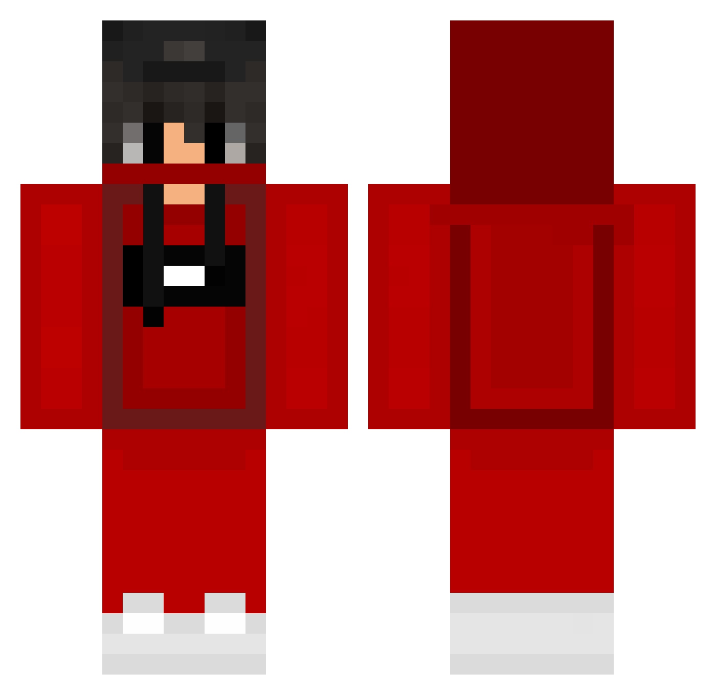 Heavy_Sushiito Minecraft skin, front and back view