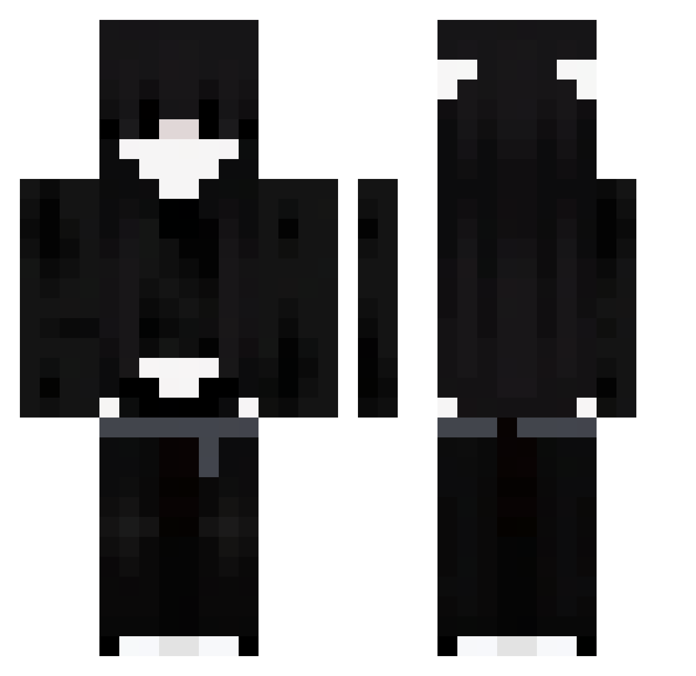 RxYxN_ Minecraft skin, front and back view
