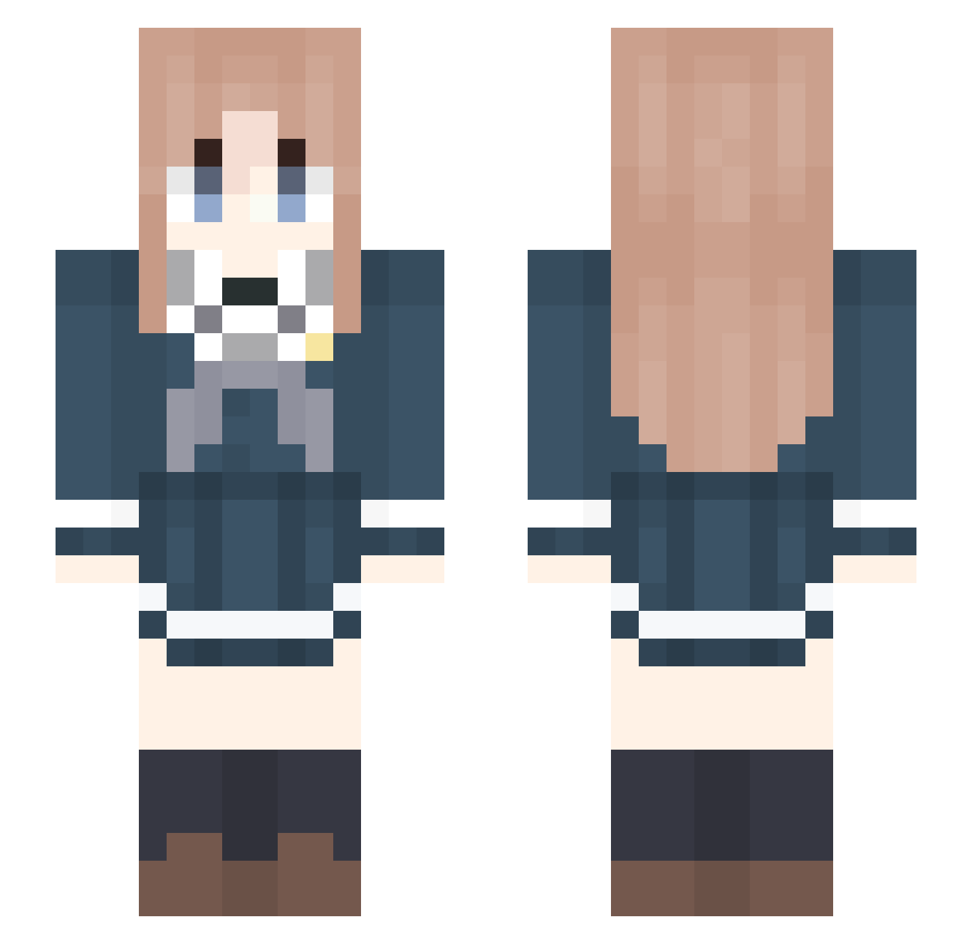 Tracer_mk Minecraft skin, front and back view