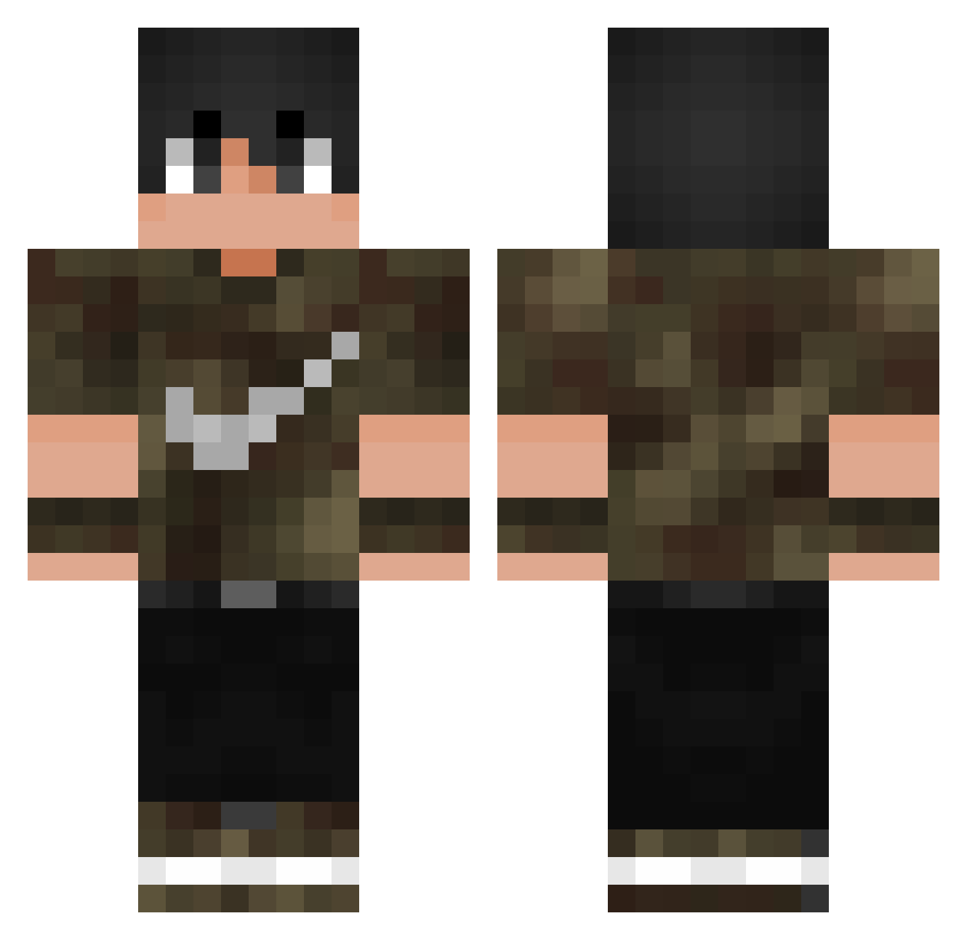 Felipeyyy Minecraft skin, front and back view