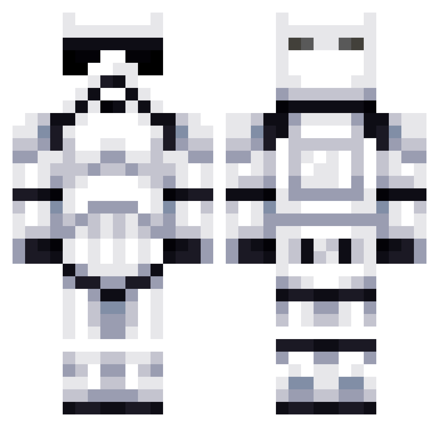 LocDog_ Minecraft skin, front and back view