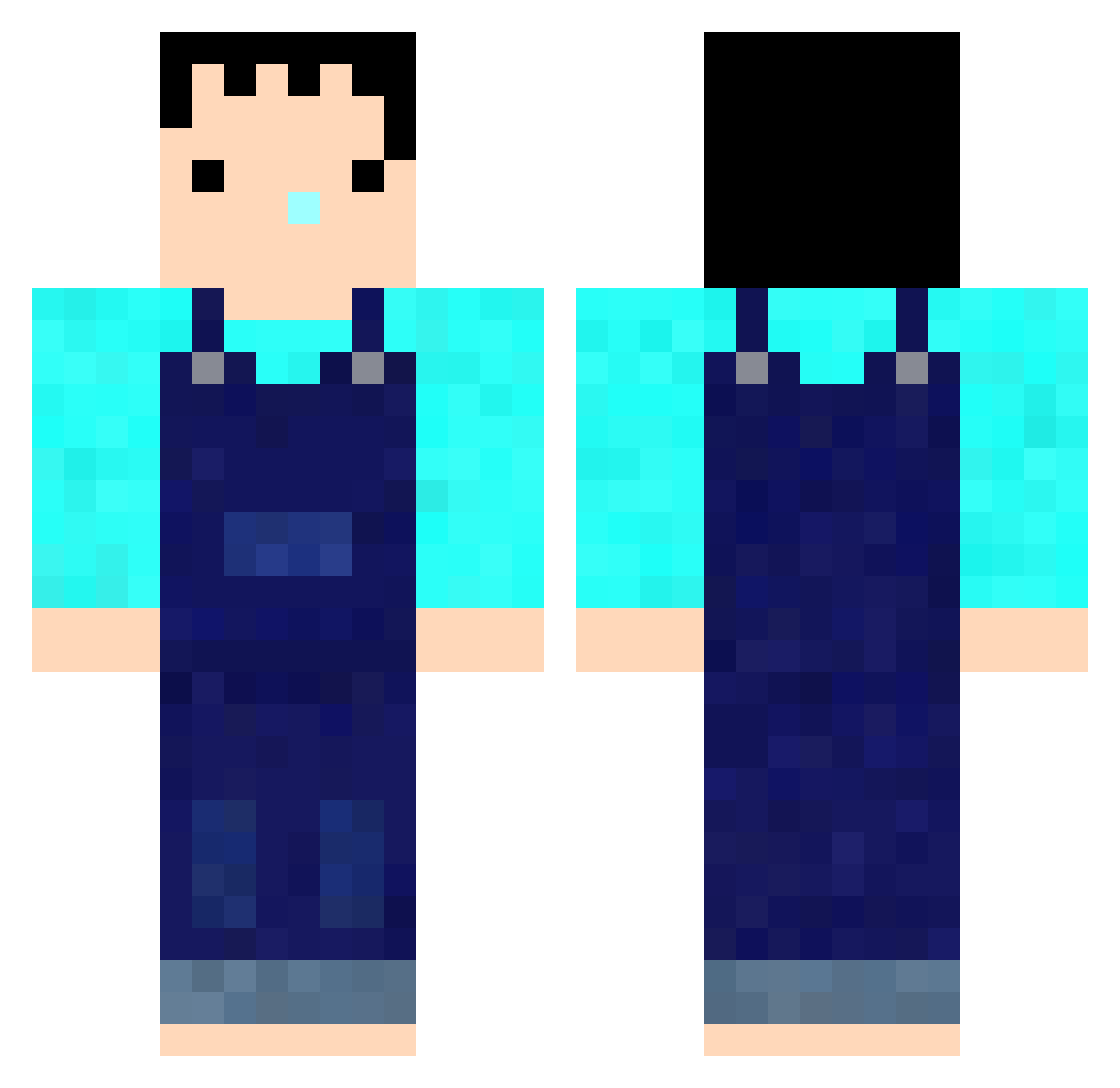RFC_Noah Minecraft skin, front and back view