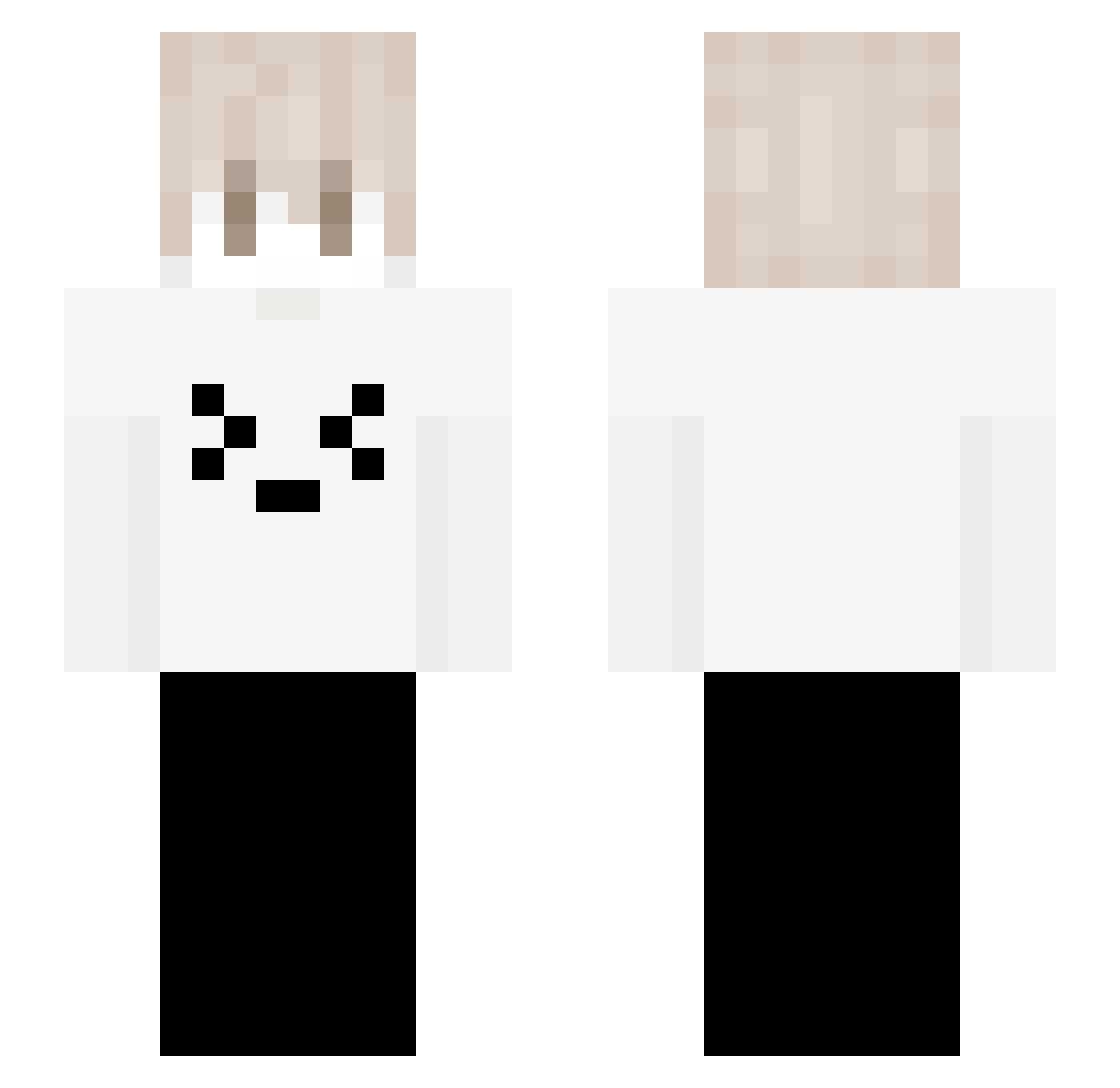 DR_David21 Minecraft skin, front and back view