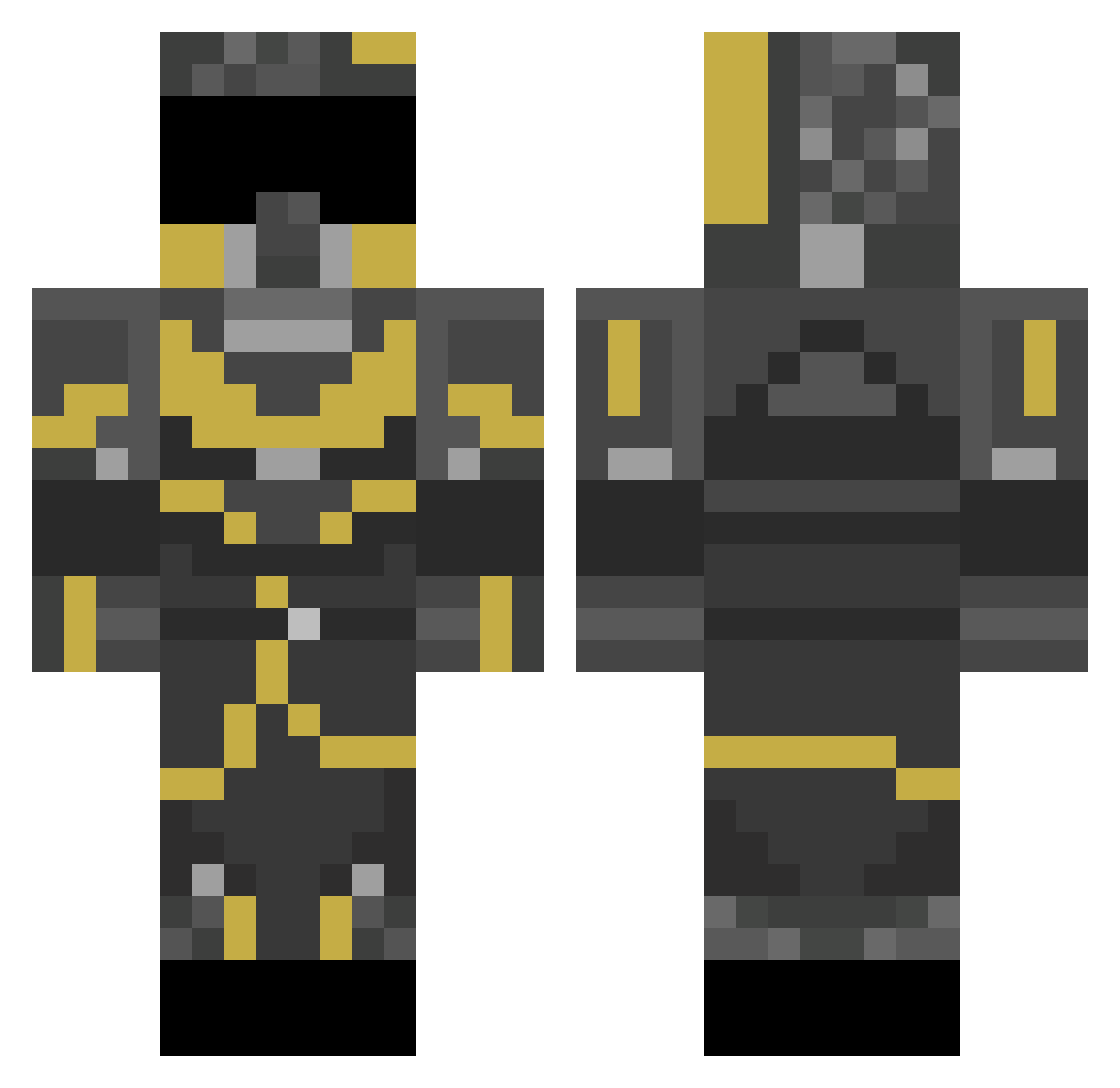 leeb1231 Minecraft skin, front and back view