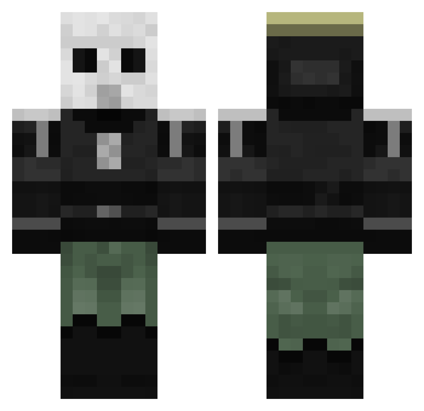 Austin_metcalf Minecraft skin, front and back view