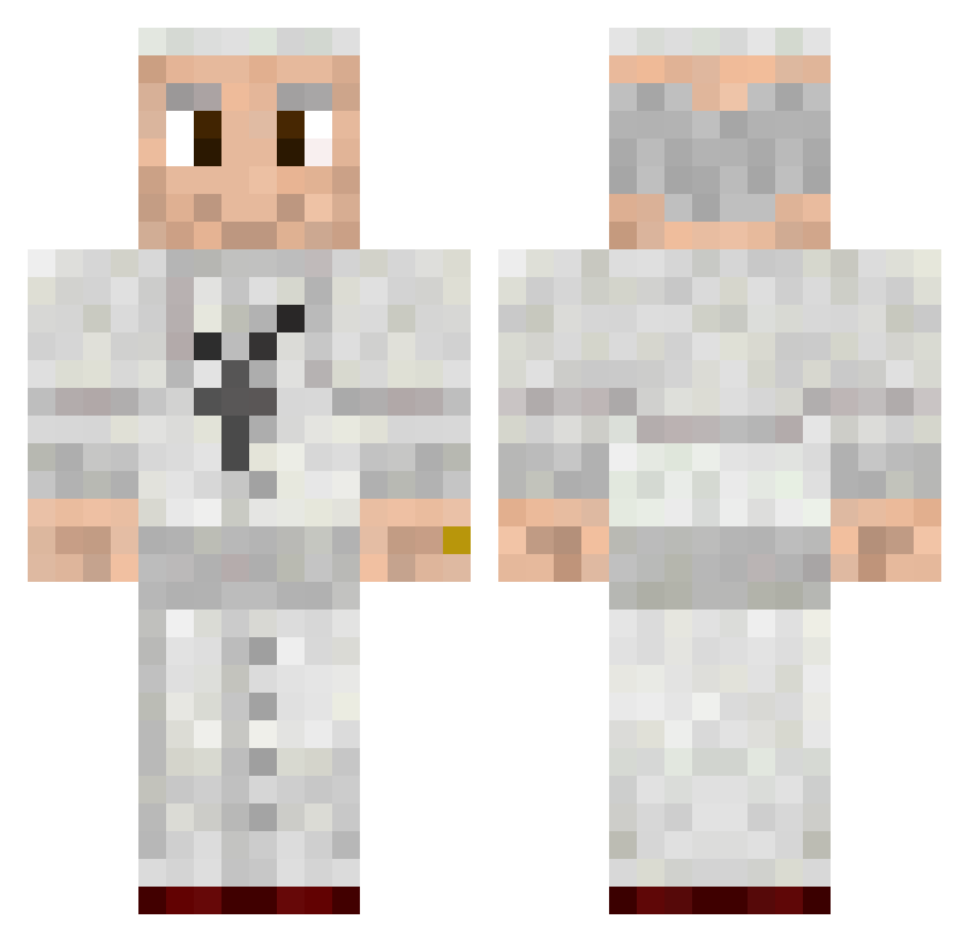 _DIEM_ Minecraft skin, front and back view
