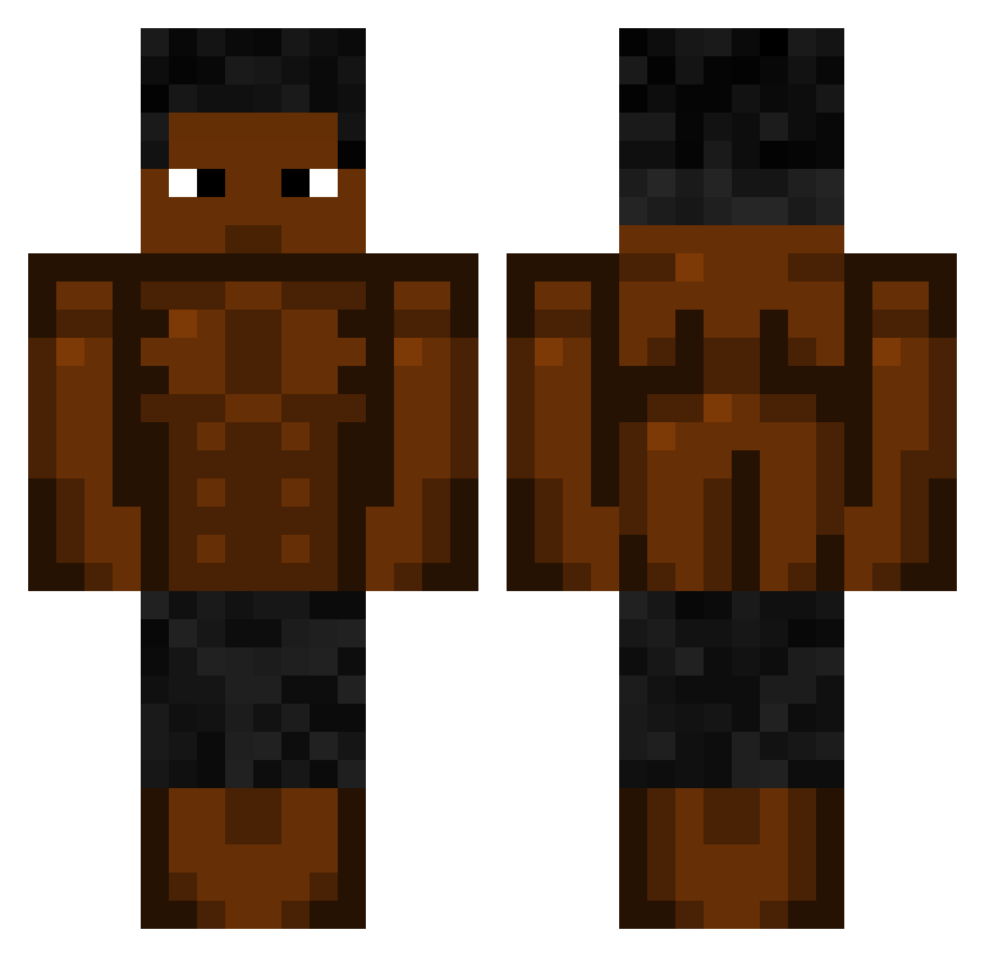 JMan8810 Minecraft skin, front and back view