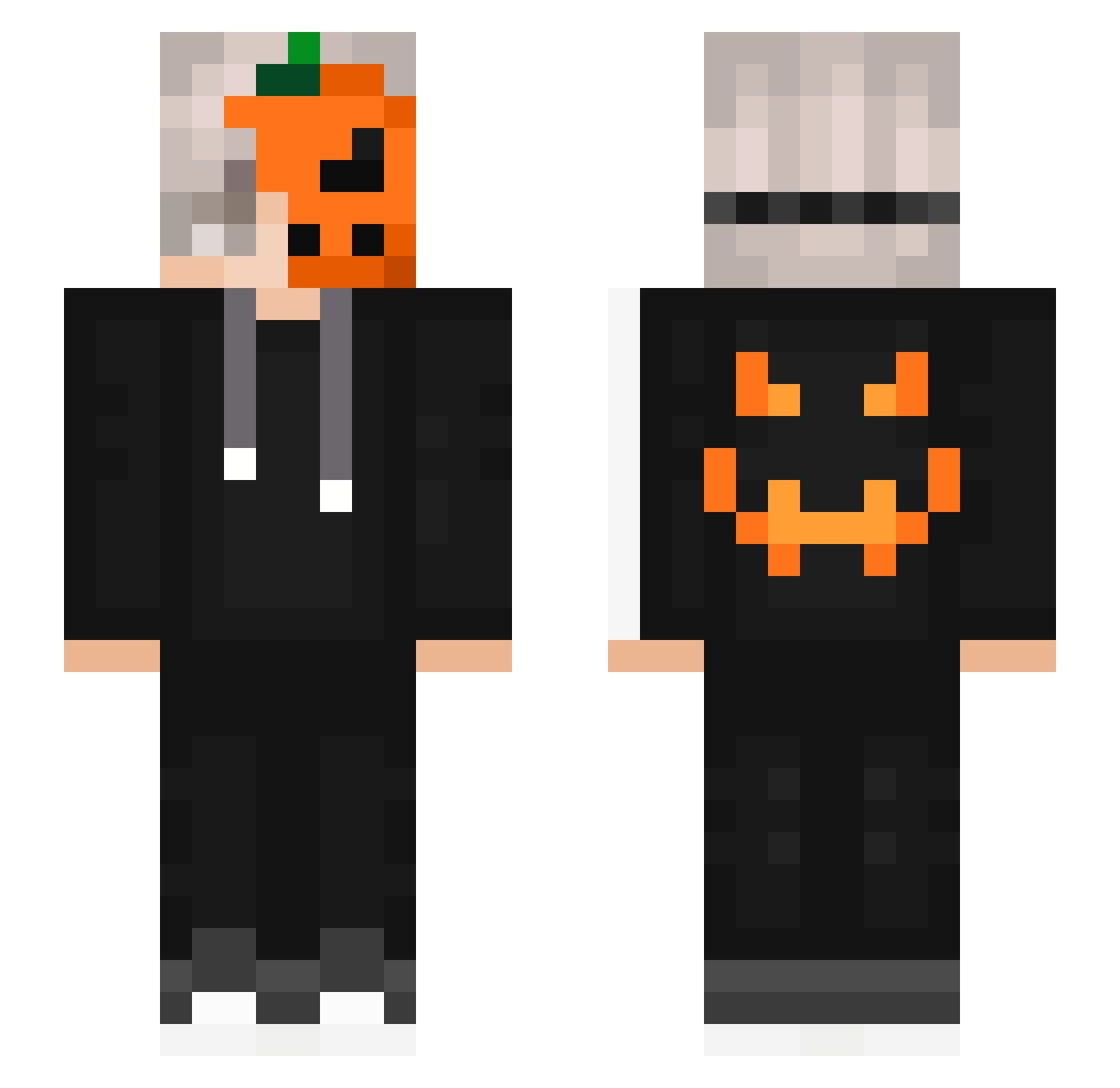 camellia_015 Minecraft skin, front and back view
