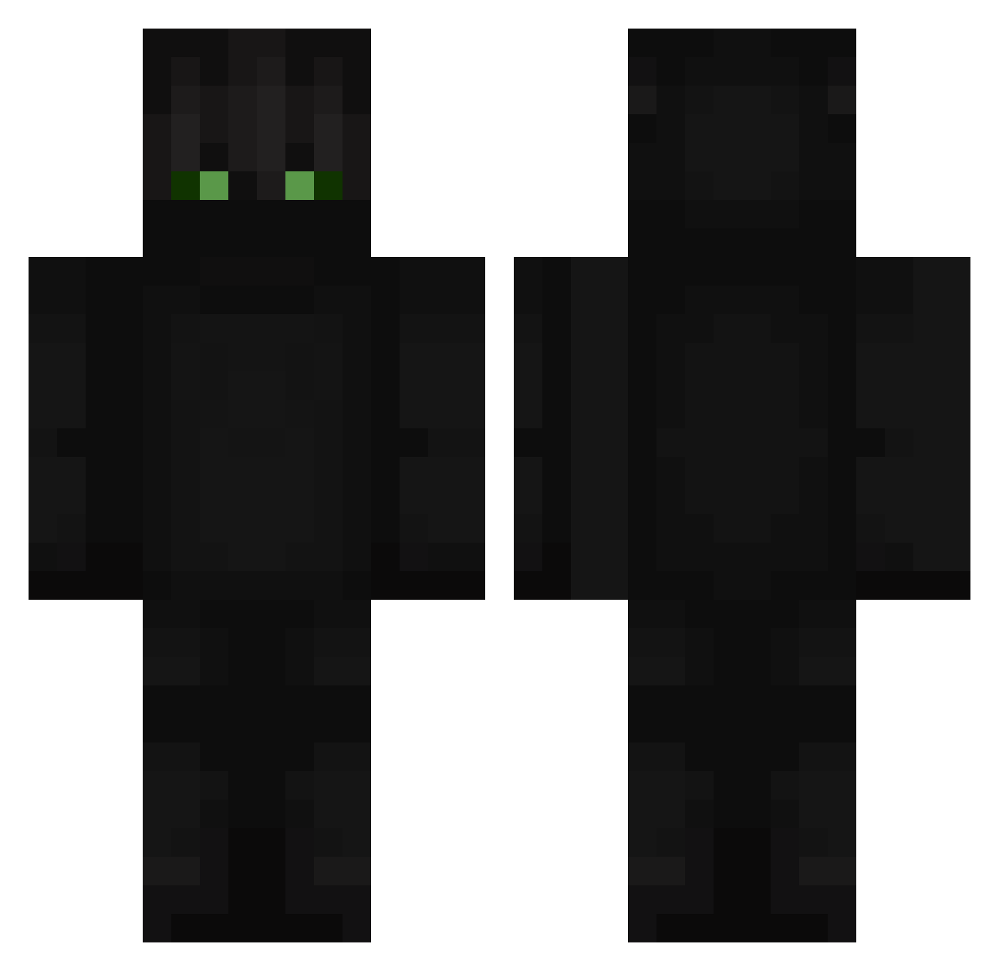 _LowCps Minecraft skin, front and back view
