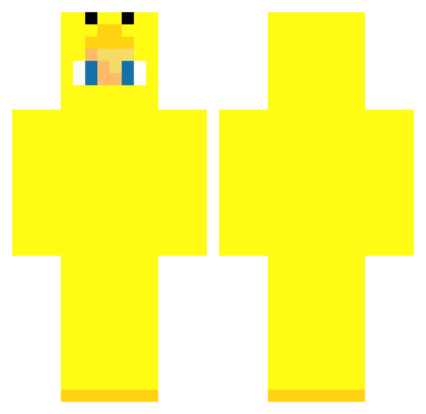 Sky_Maste Minecraft skin, front and back view