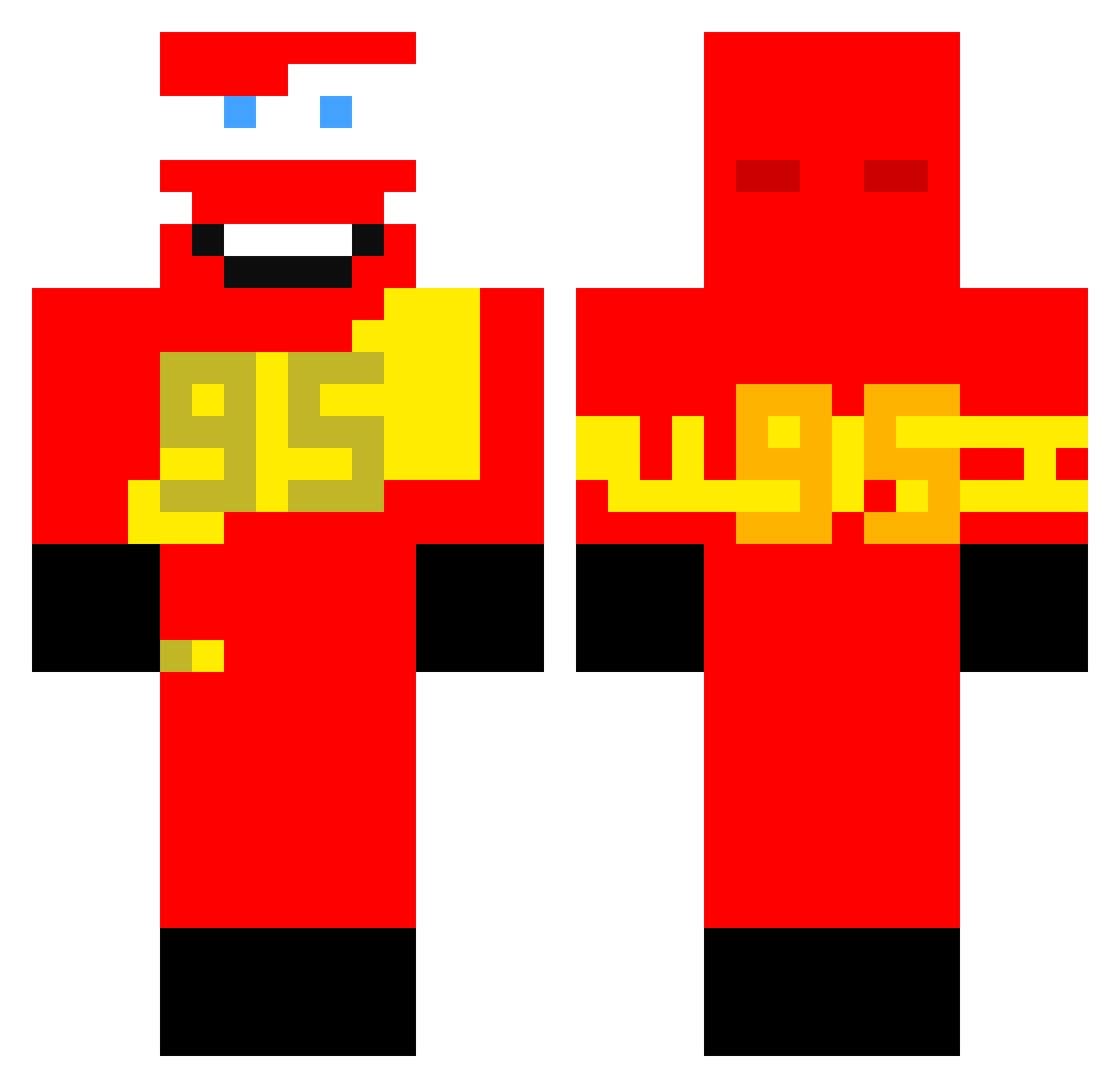 piwoperlaexport Minecraft skin, front and back view
