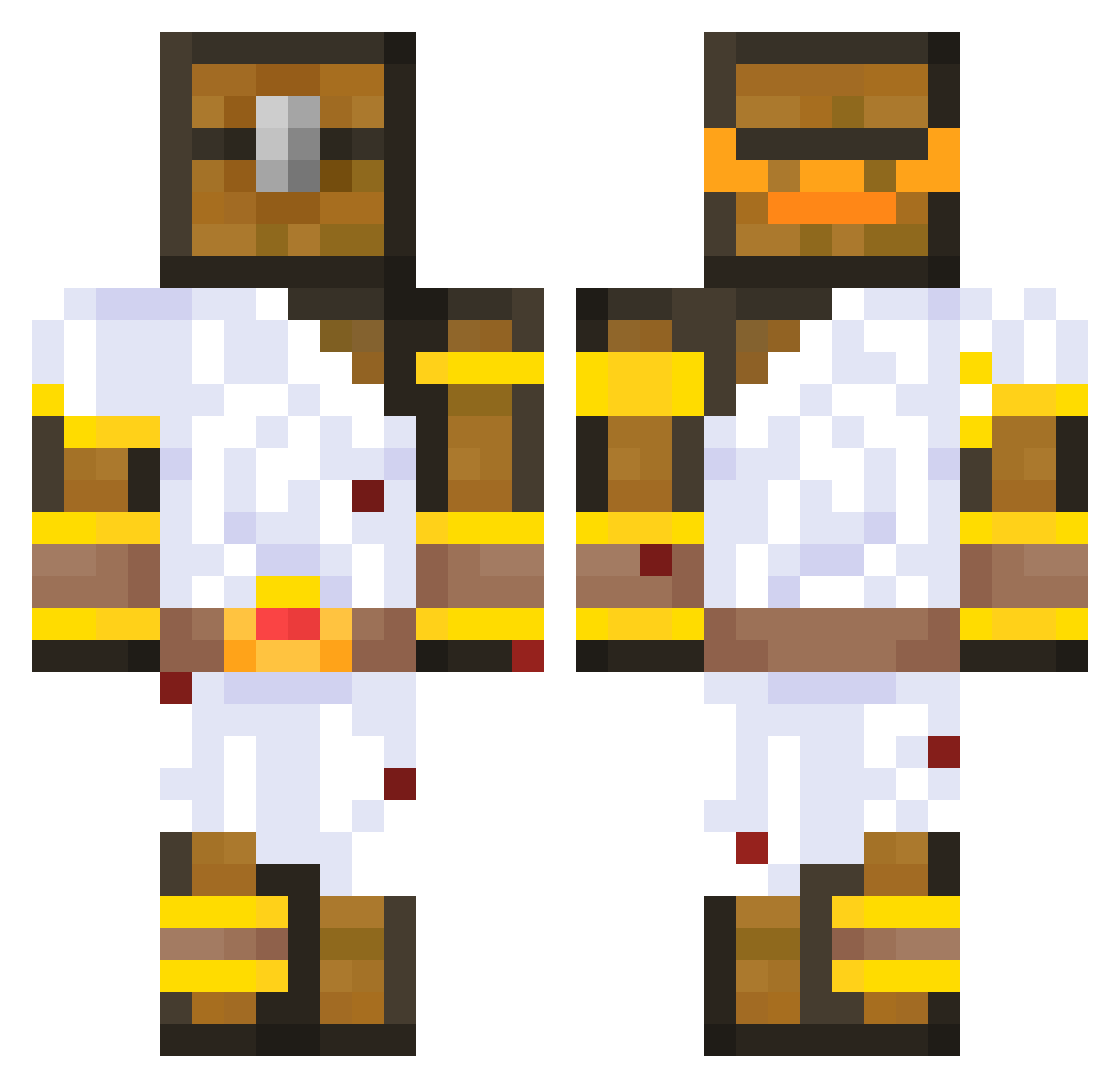 miruko_7 Minecraft skin, front and back view