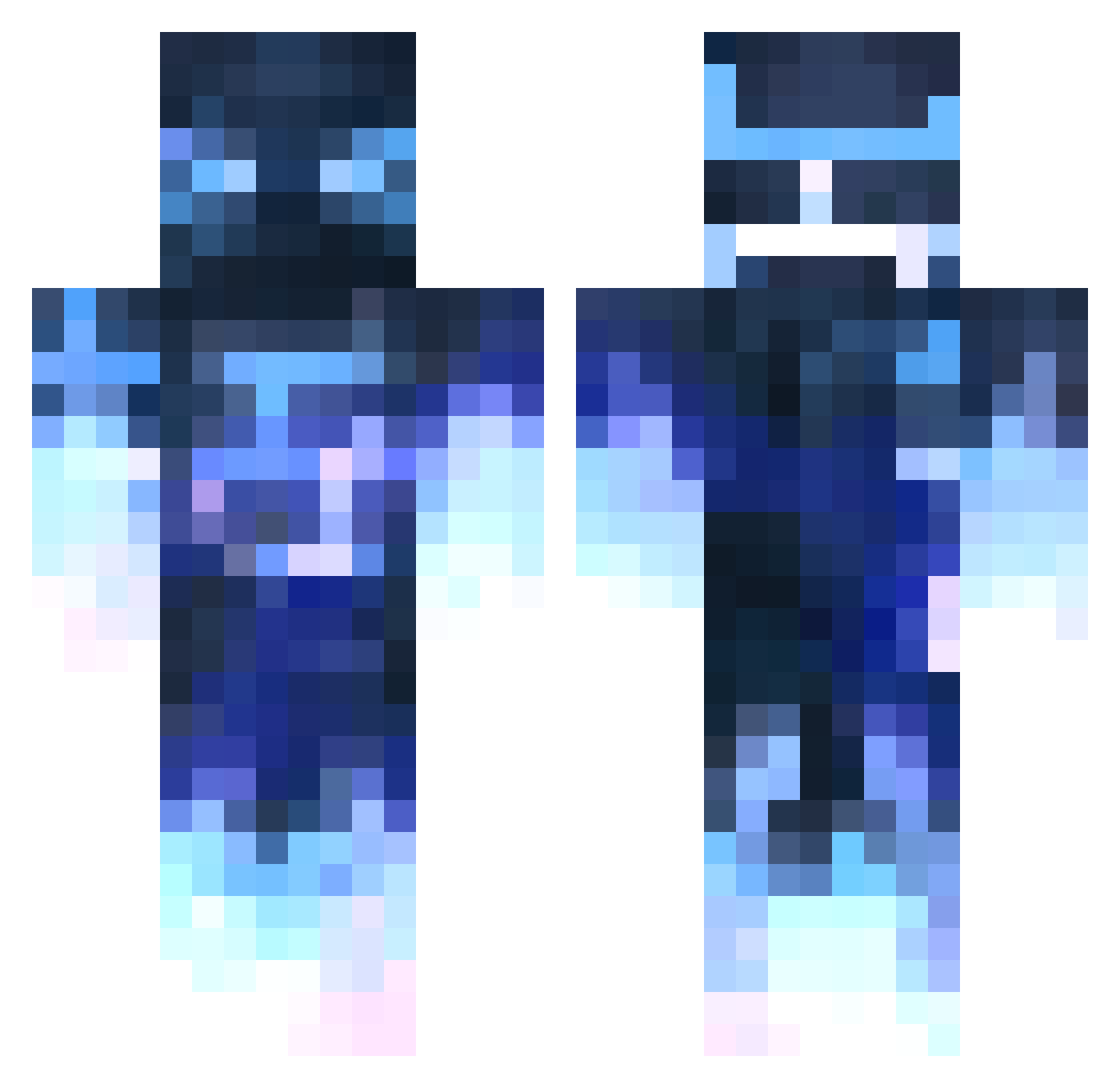 eRa_stOrm Minecraft skin, front and back view