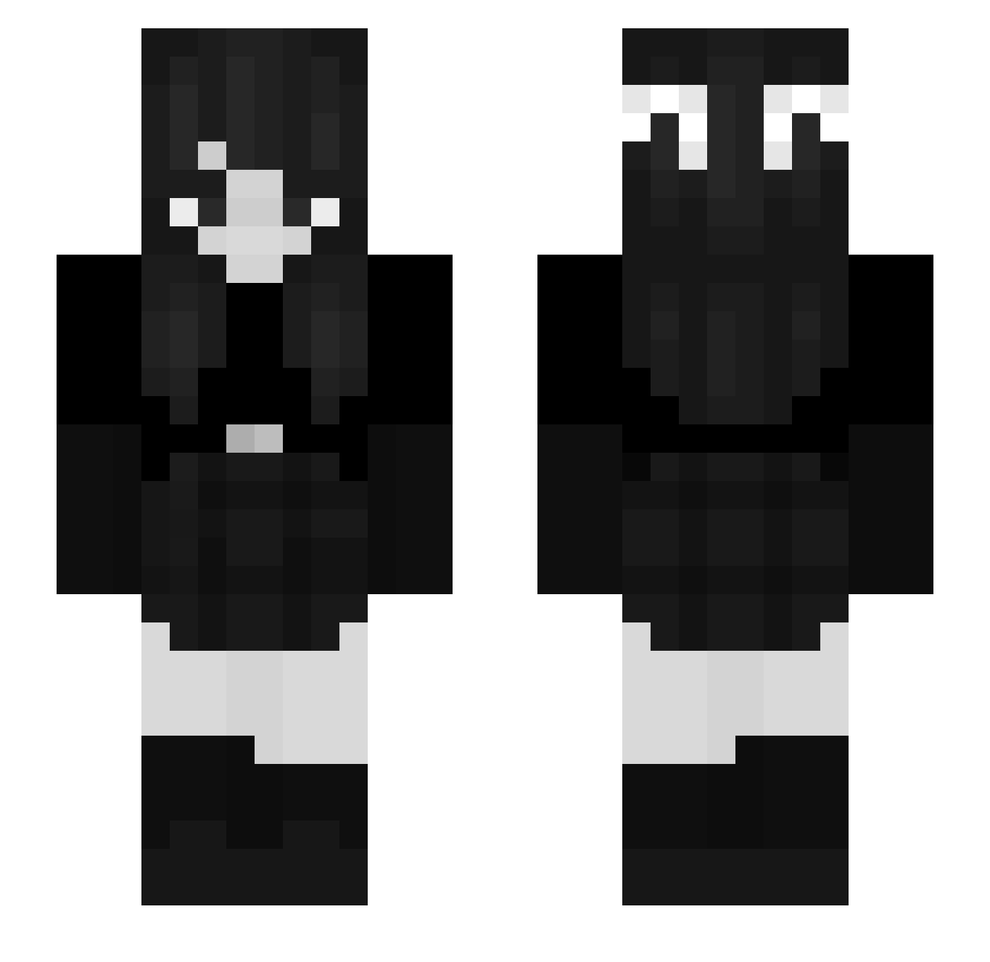 _lynee Minecraft skin, front and back view