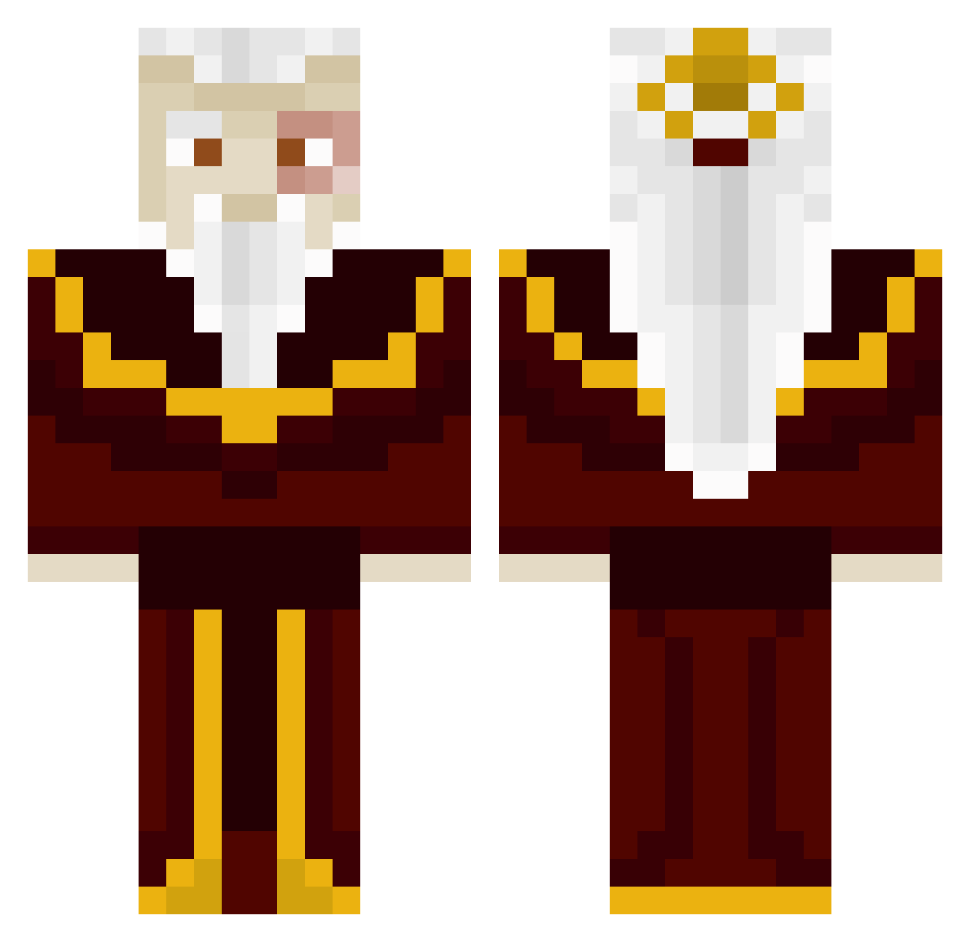 Joshers_065 Minecraft skin, front and back view