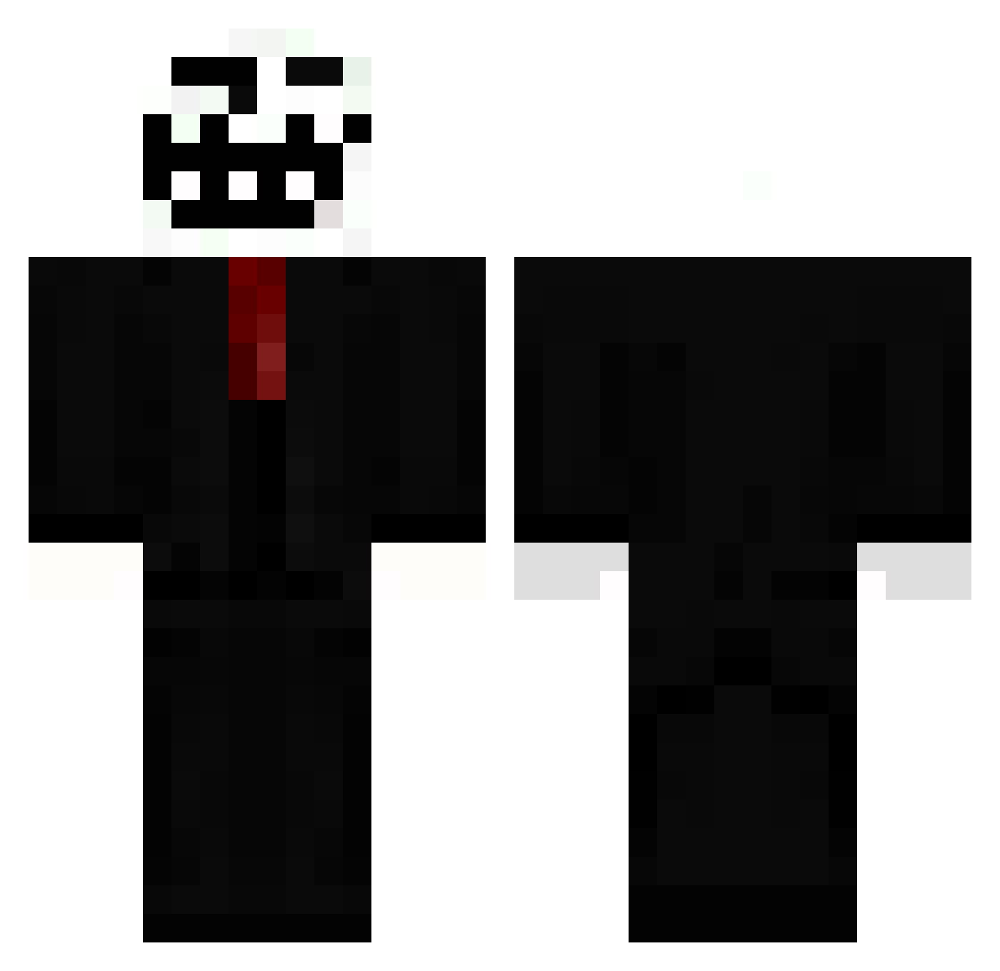 sephexn Minecraft skin, front and back view