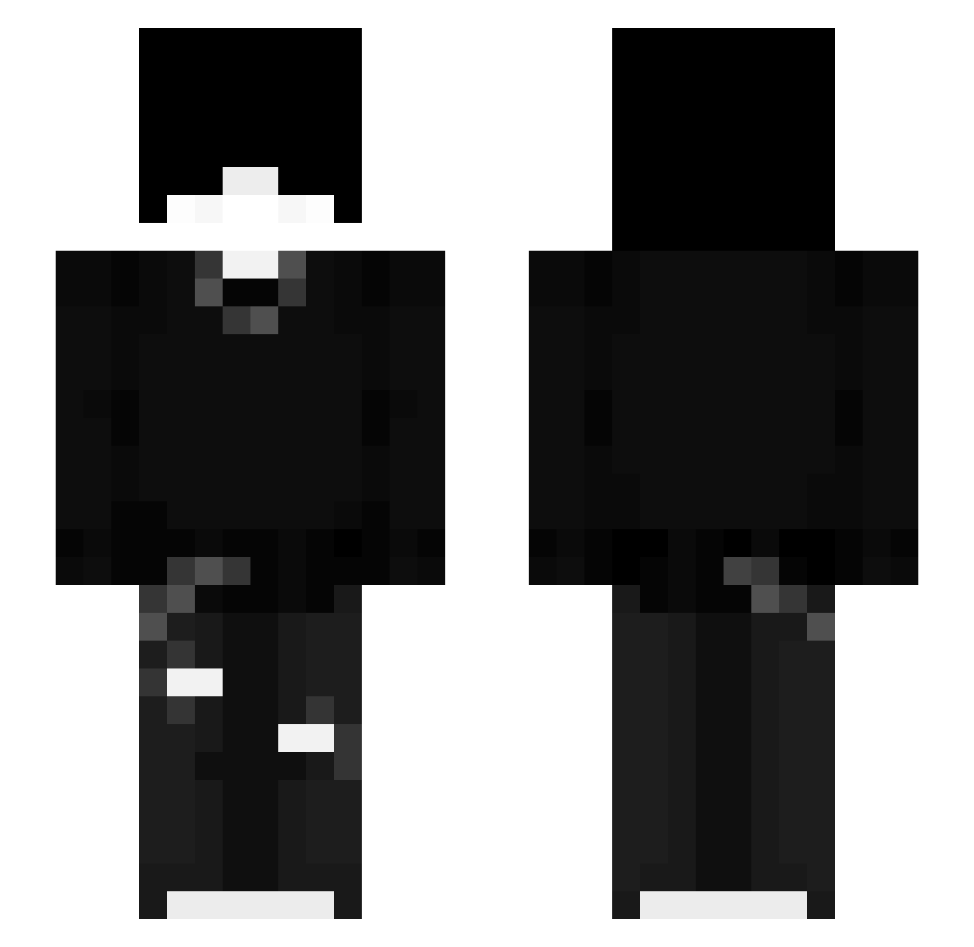 s2lq Minecraft skin, front and back view