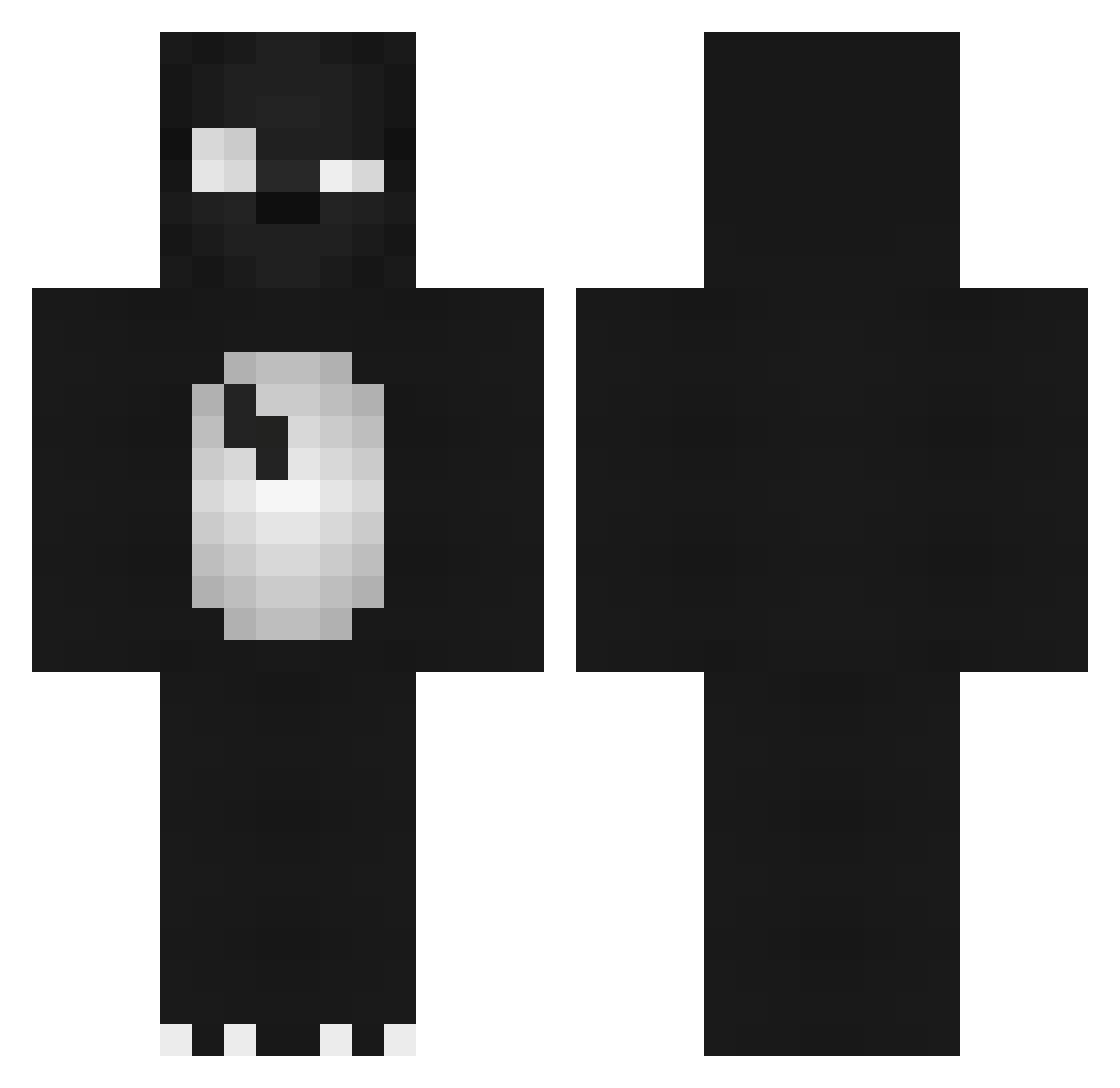 J0nY256 Minecraft skin, front and back view