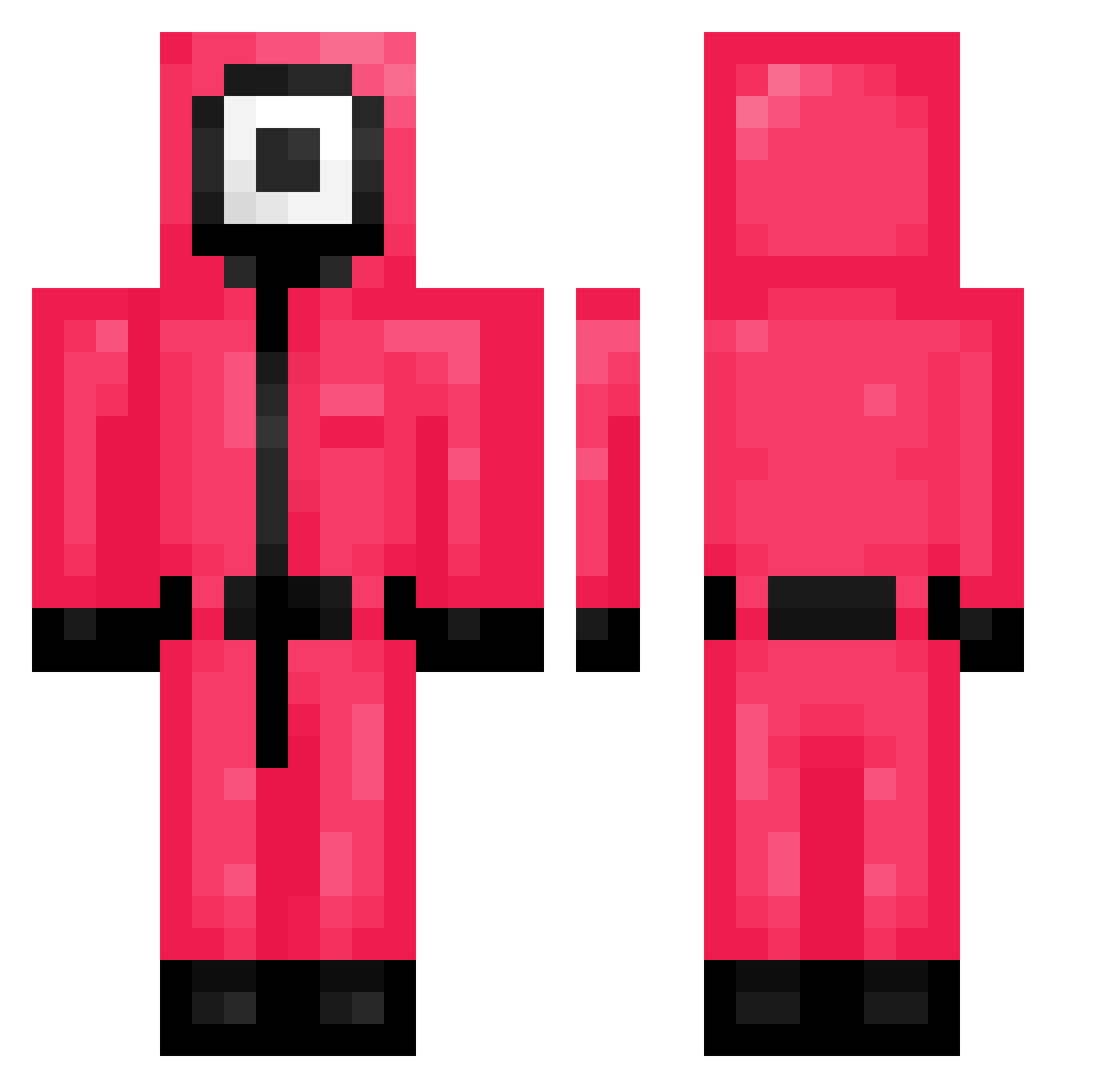 _NeeOx_ Minecraft skin, front and back view