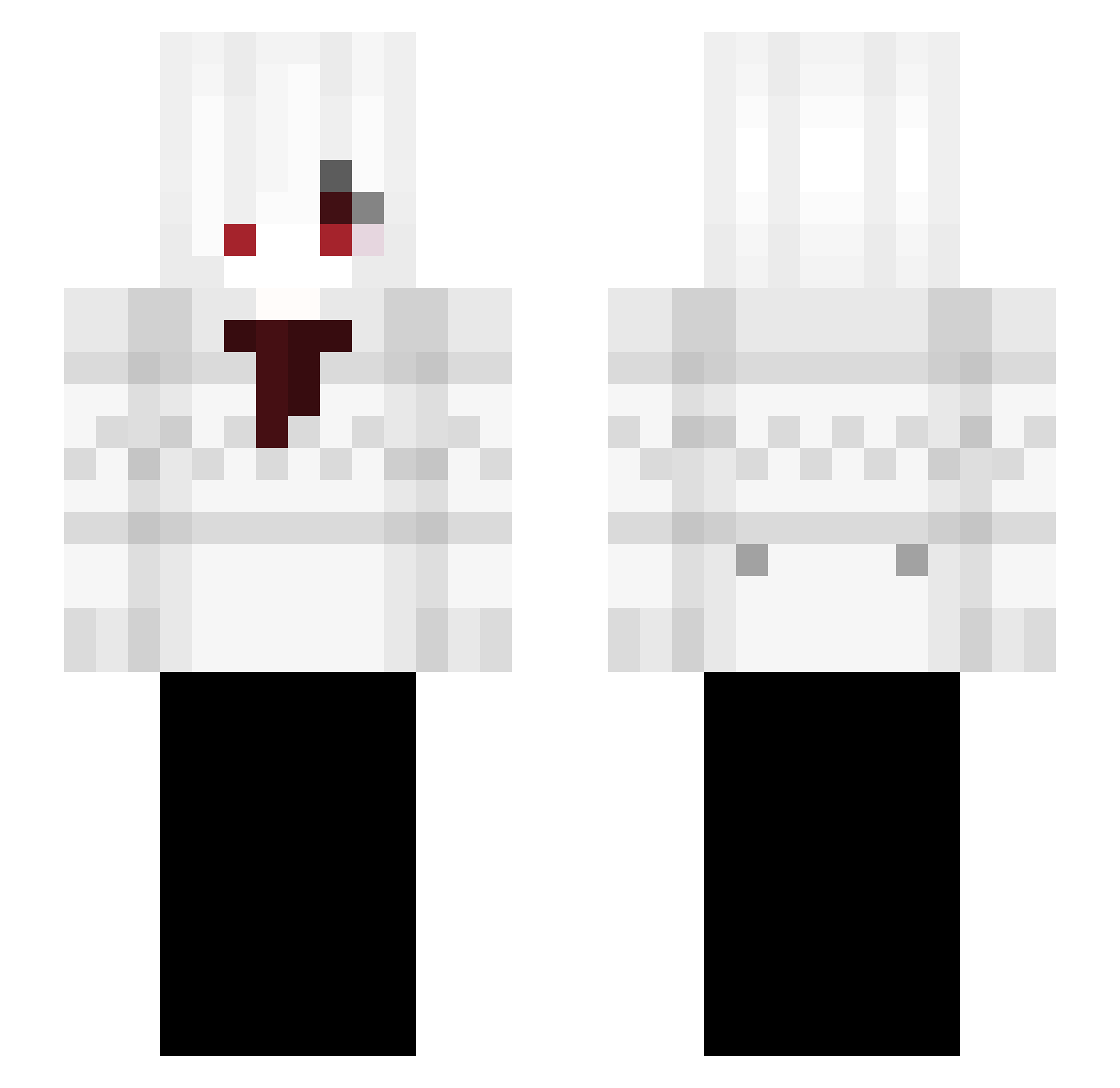 Spray Minecraft skin, front and back view