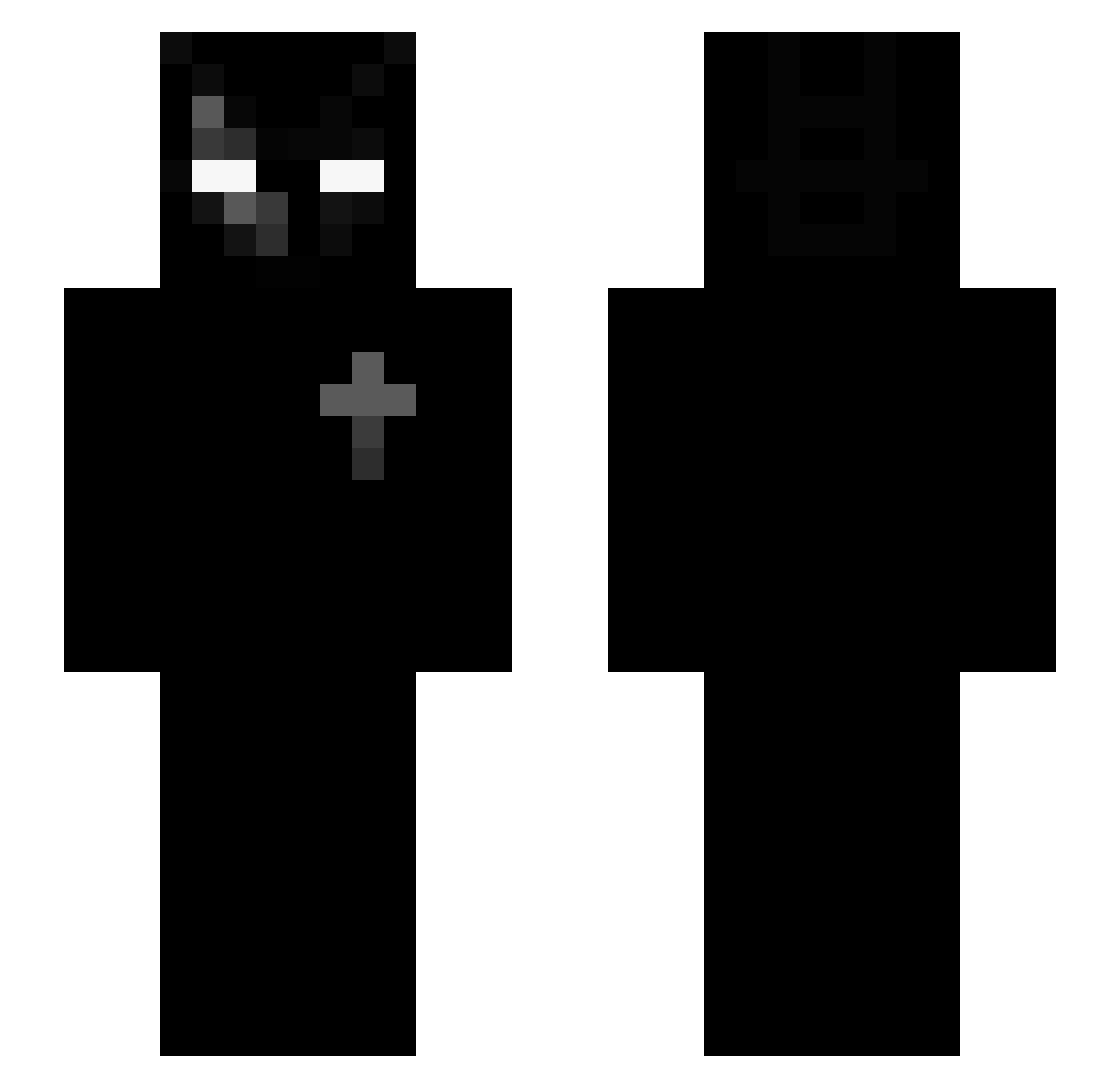 smc1ub Minecraft skin, front and back view