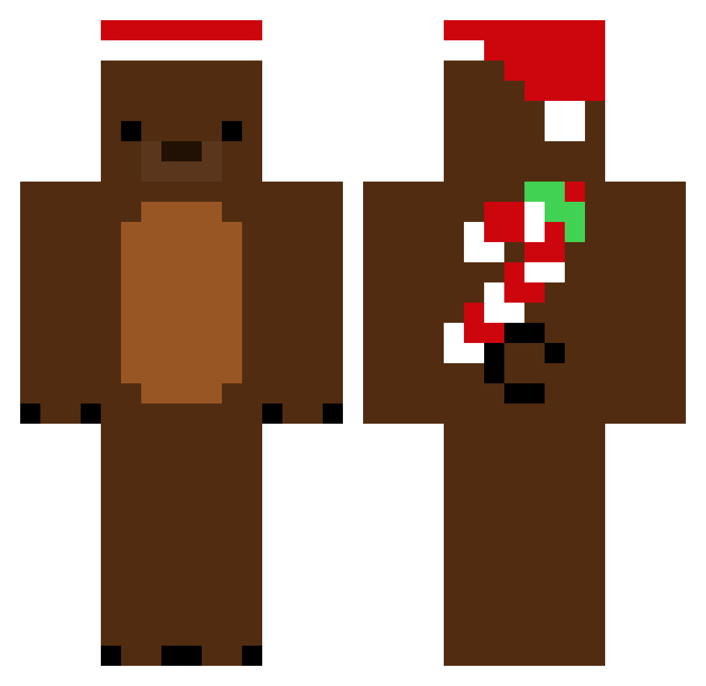 myouimomo Minecraft skin, front and back view
