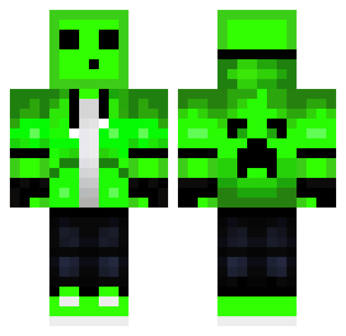 private00197 Minecraft skin, front and back view