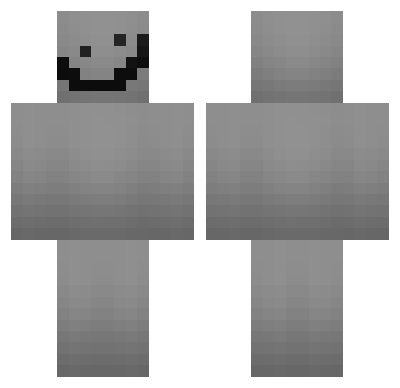 DingelyVonDankly Minecraft skin, front and back view