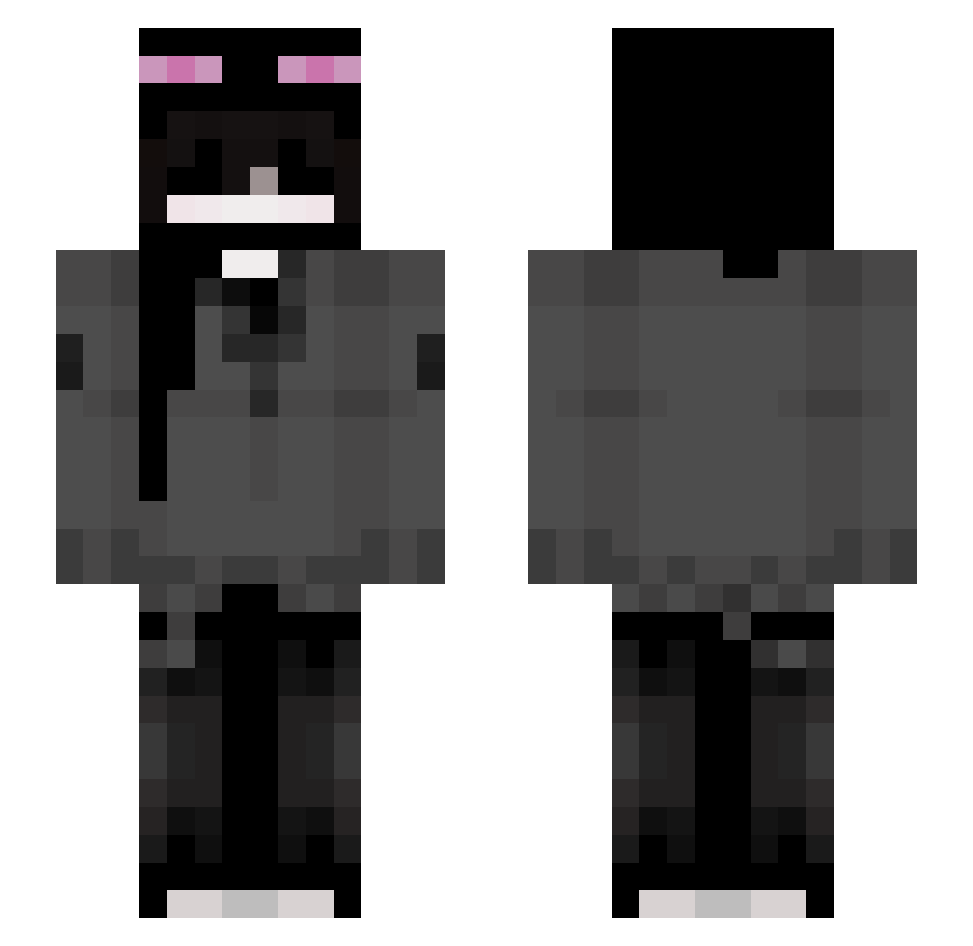 _CLE Minecraft skin, front and back view