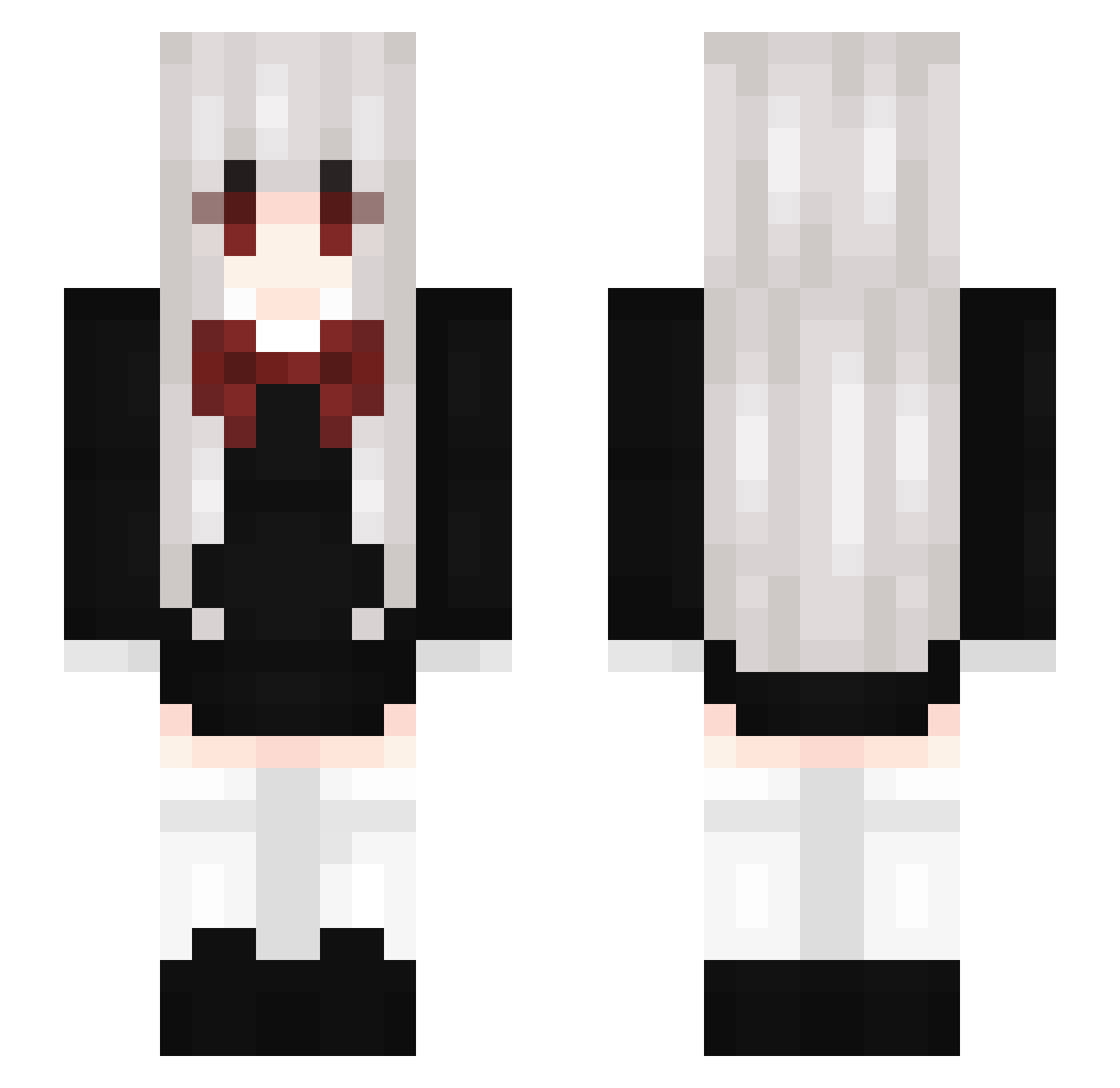 ninh0n_ Minecraft skin, front and back view