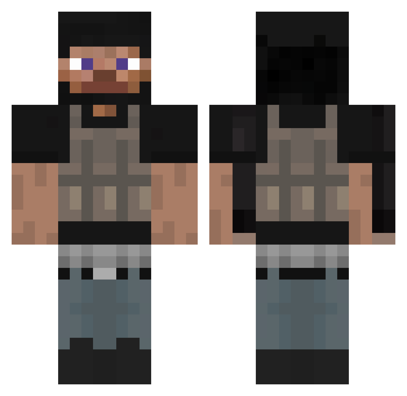 whybabyyy Minecraft skin, front and back view