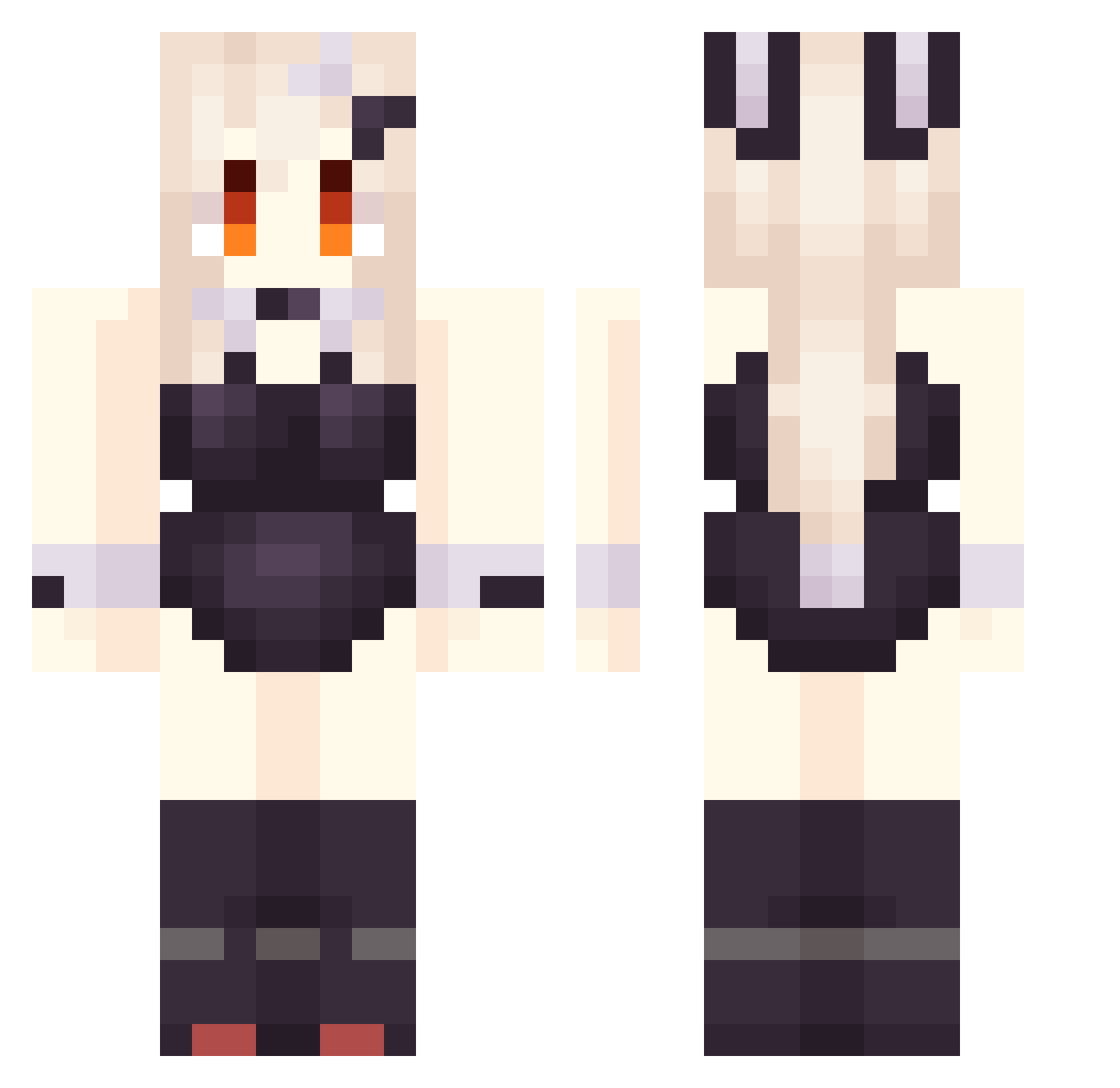 Siegfried_XP Minecraft skin, front and back view